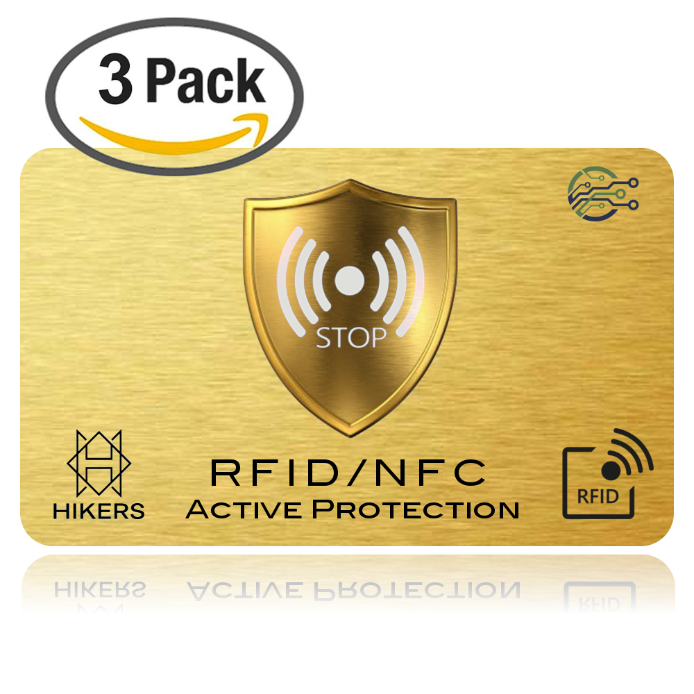 3 Cartes Anti RFID / NFC