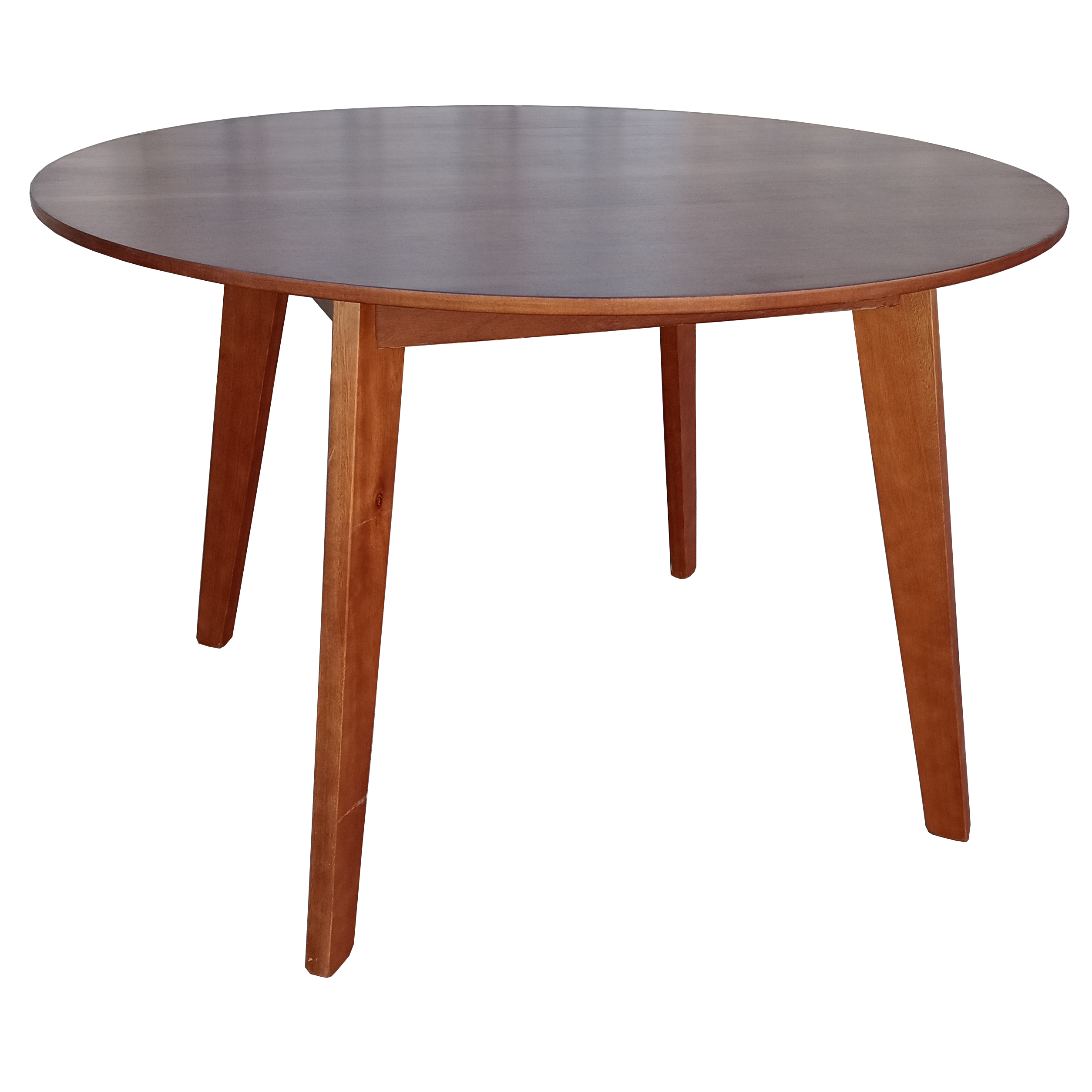 Mesa BIANCA redonda 4 patas cruzadas