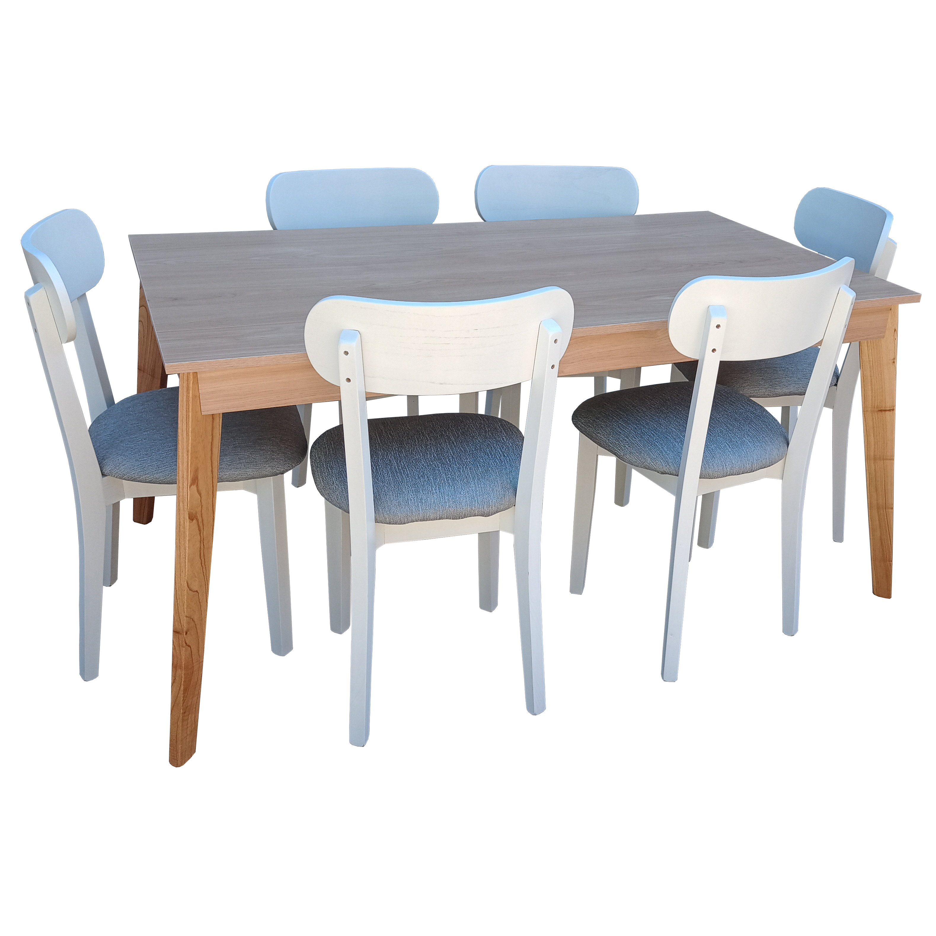 JUEGO DE COMEDOR P34L BN
