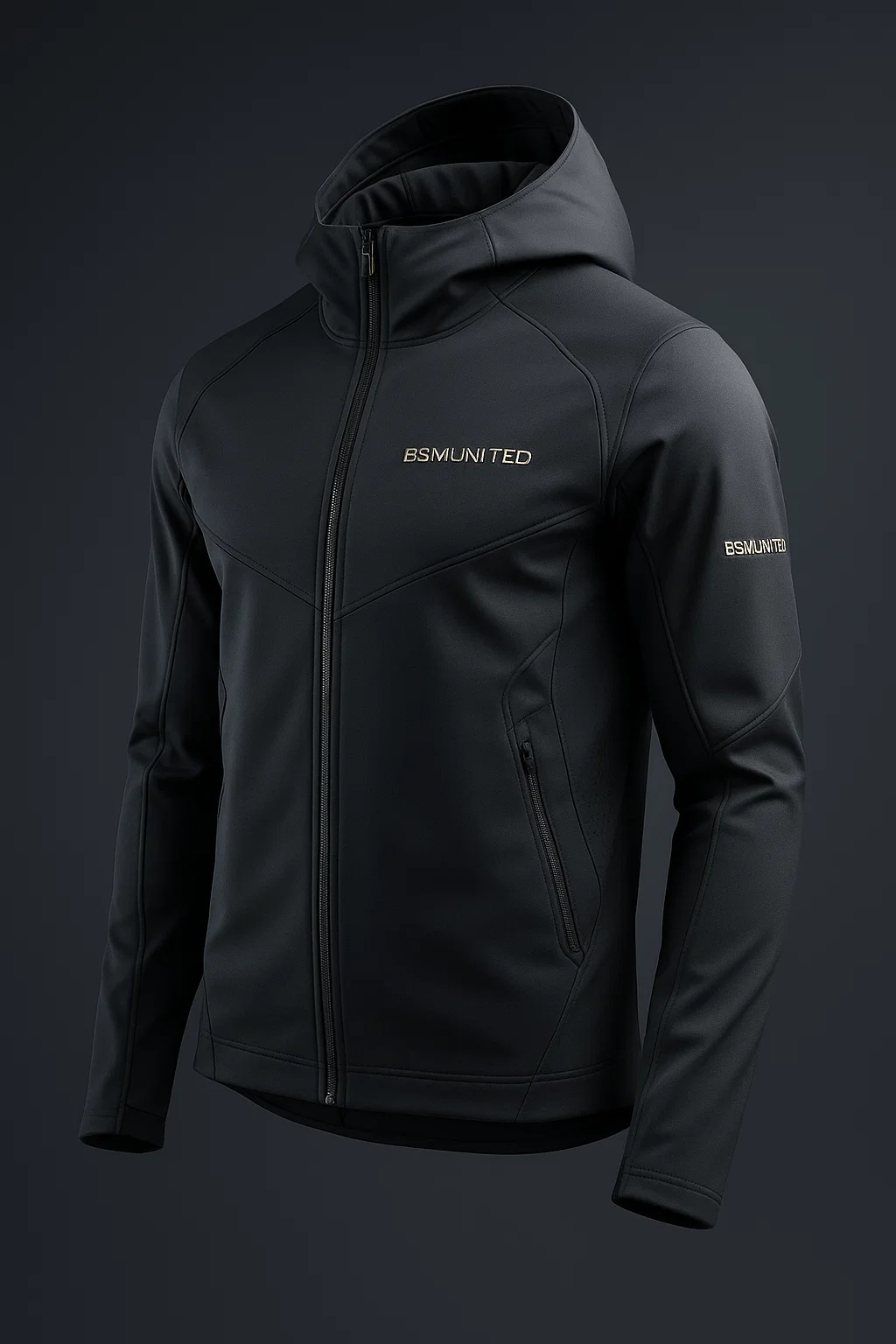 ESMINITED Black Hooded Jacket