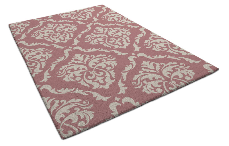 Delicate Damask Rug