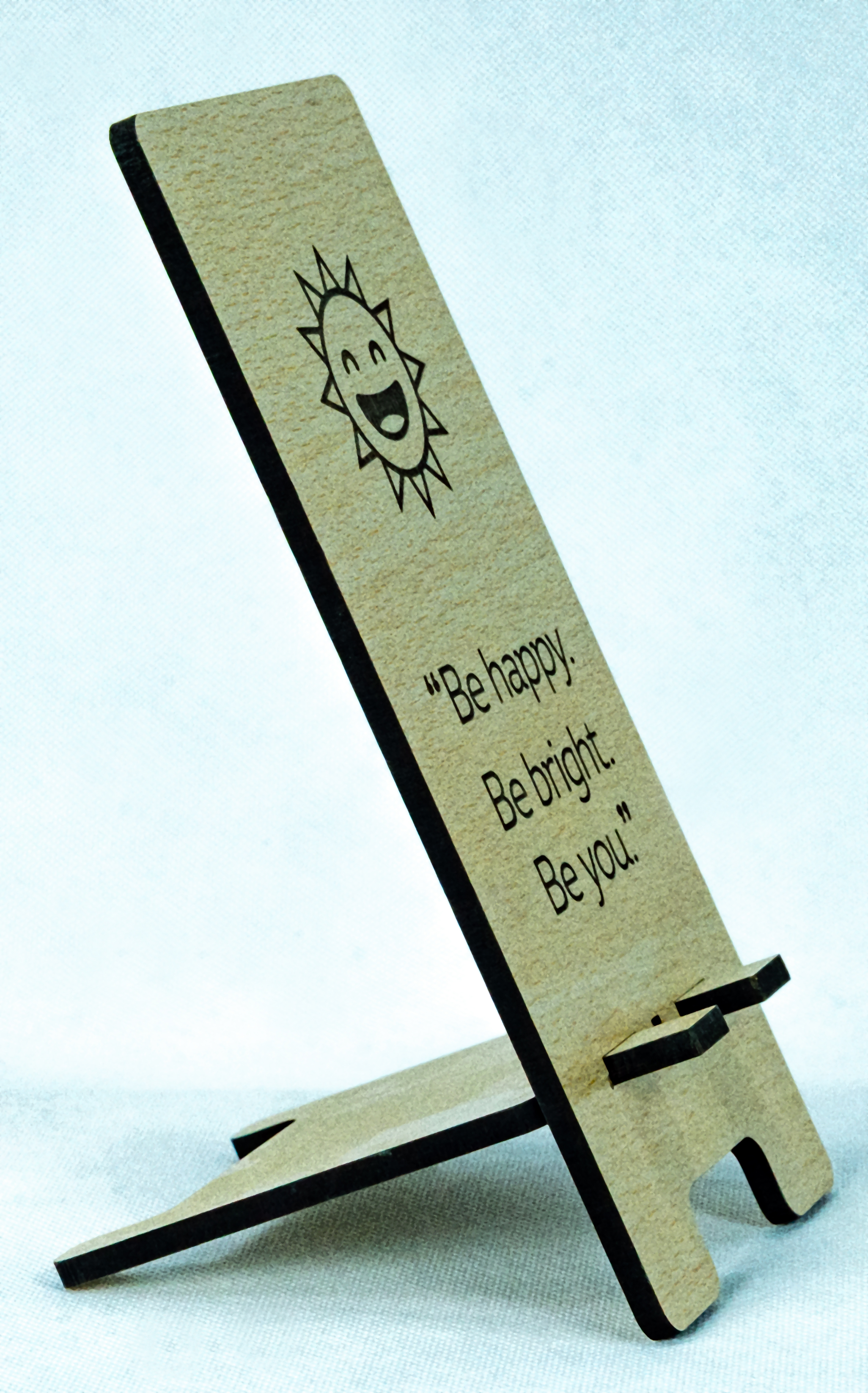 Inspirational Wooden Phone Stand