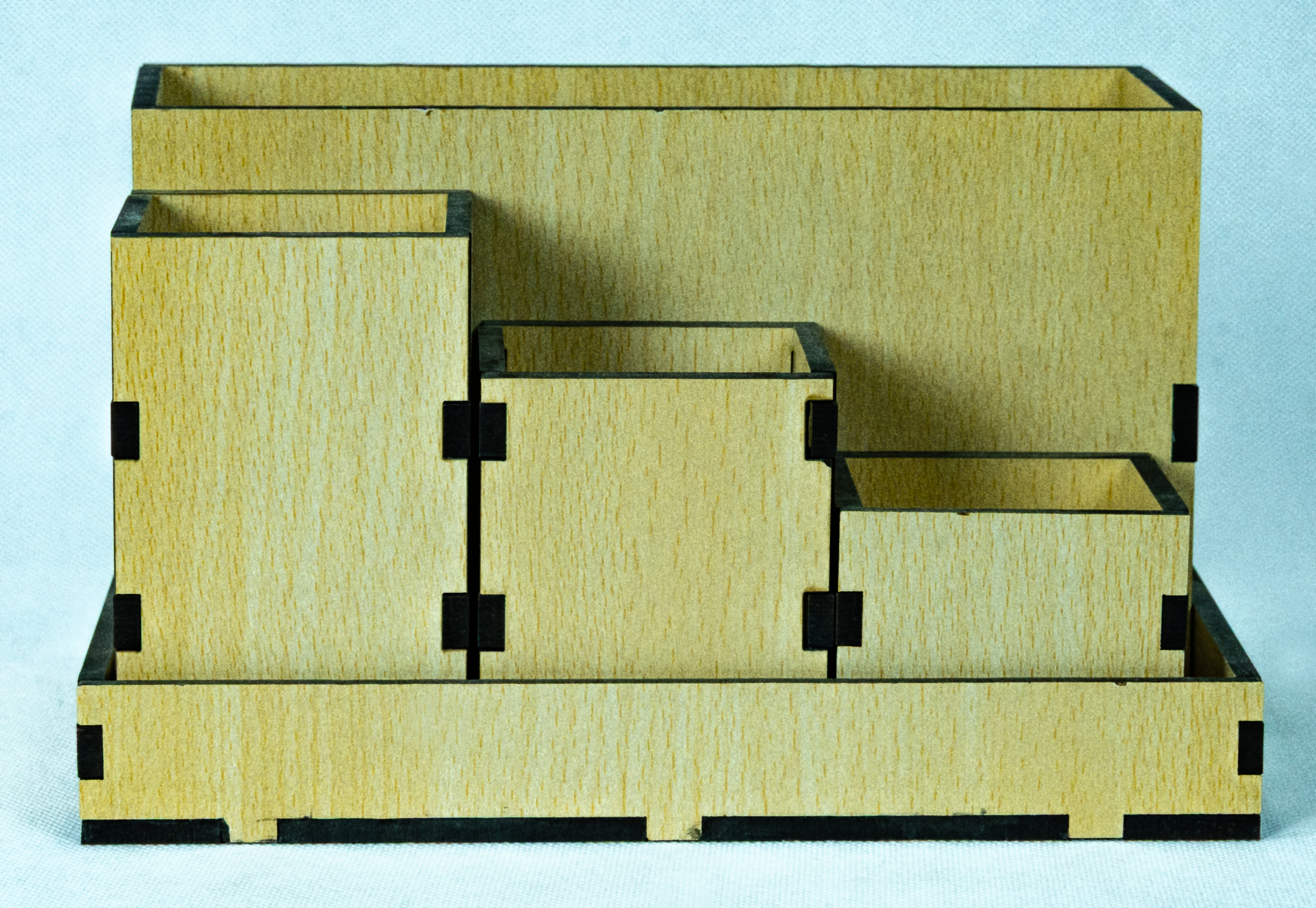 Mult- split Wooden Organizer