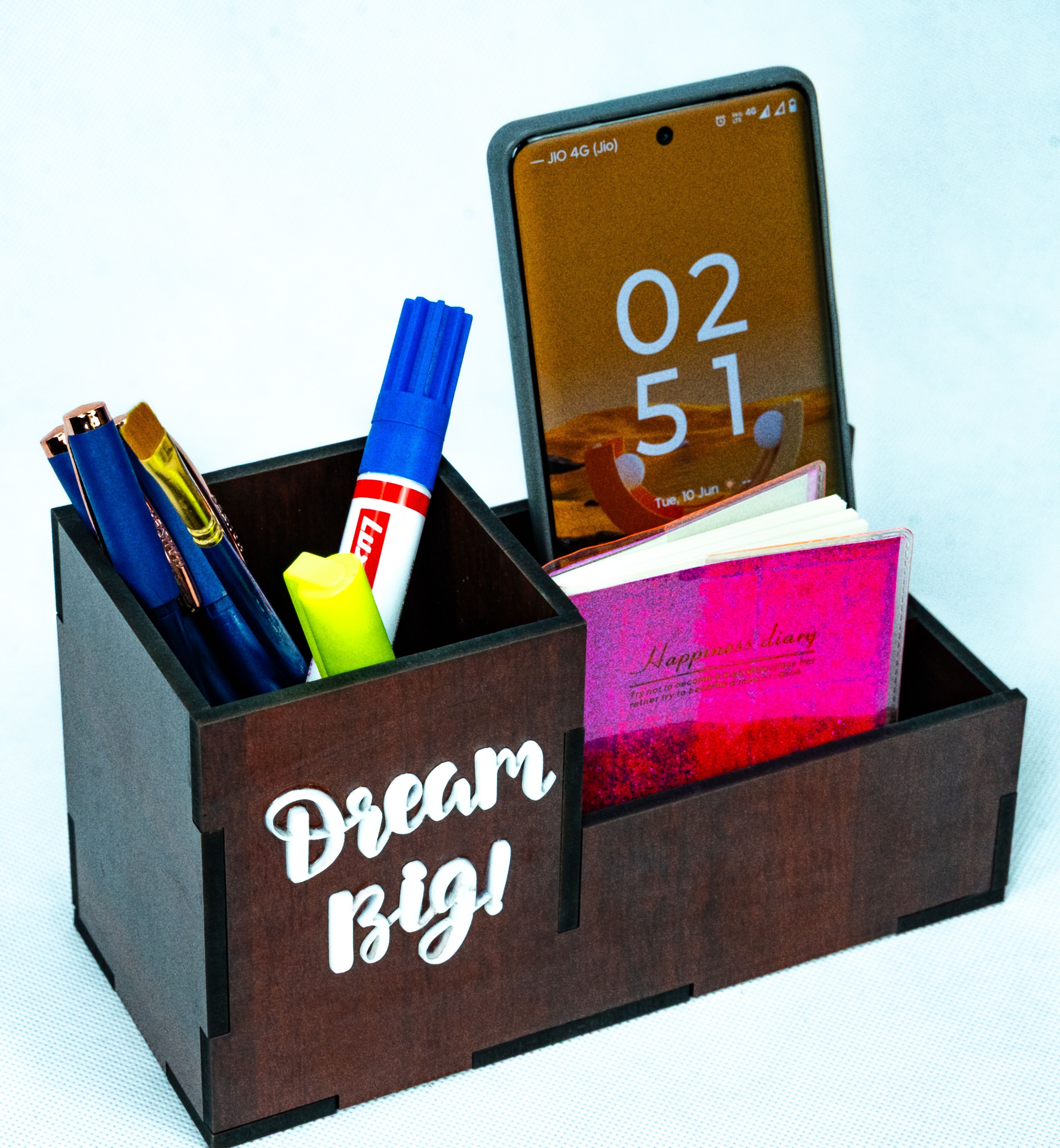 Wooden Desk Organizer - 2