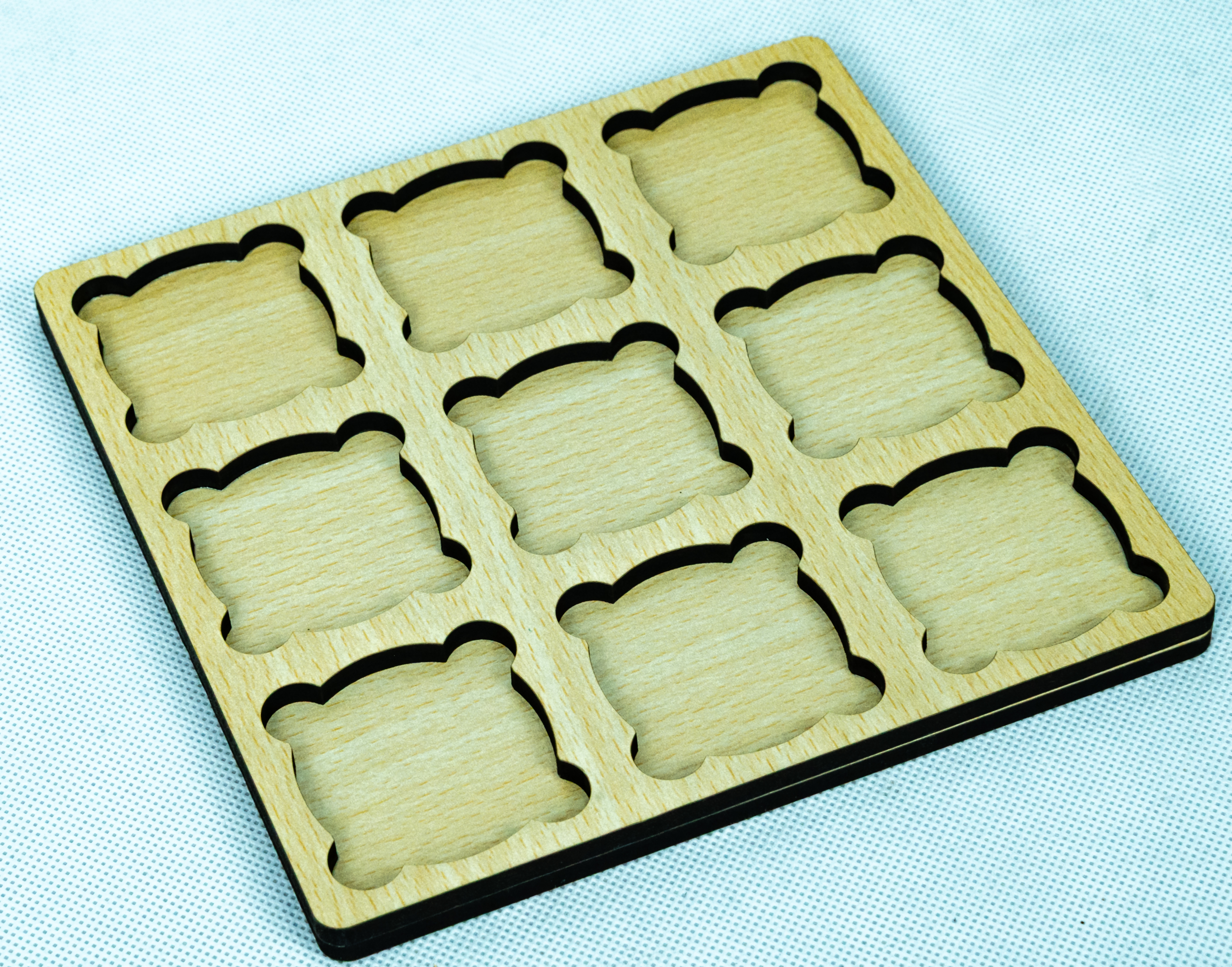 Wooden Tic-Tac-Toe Board game
