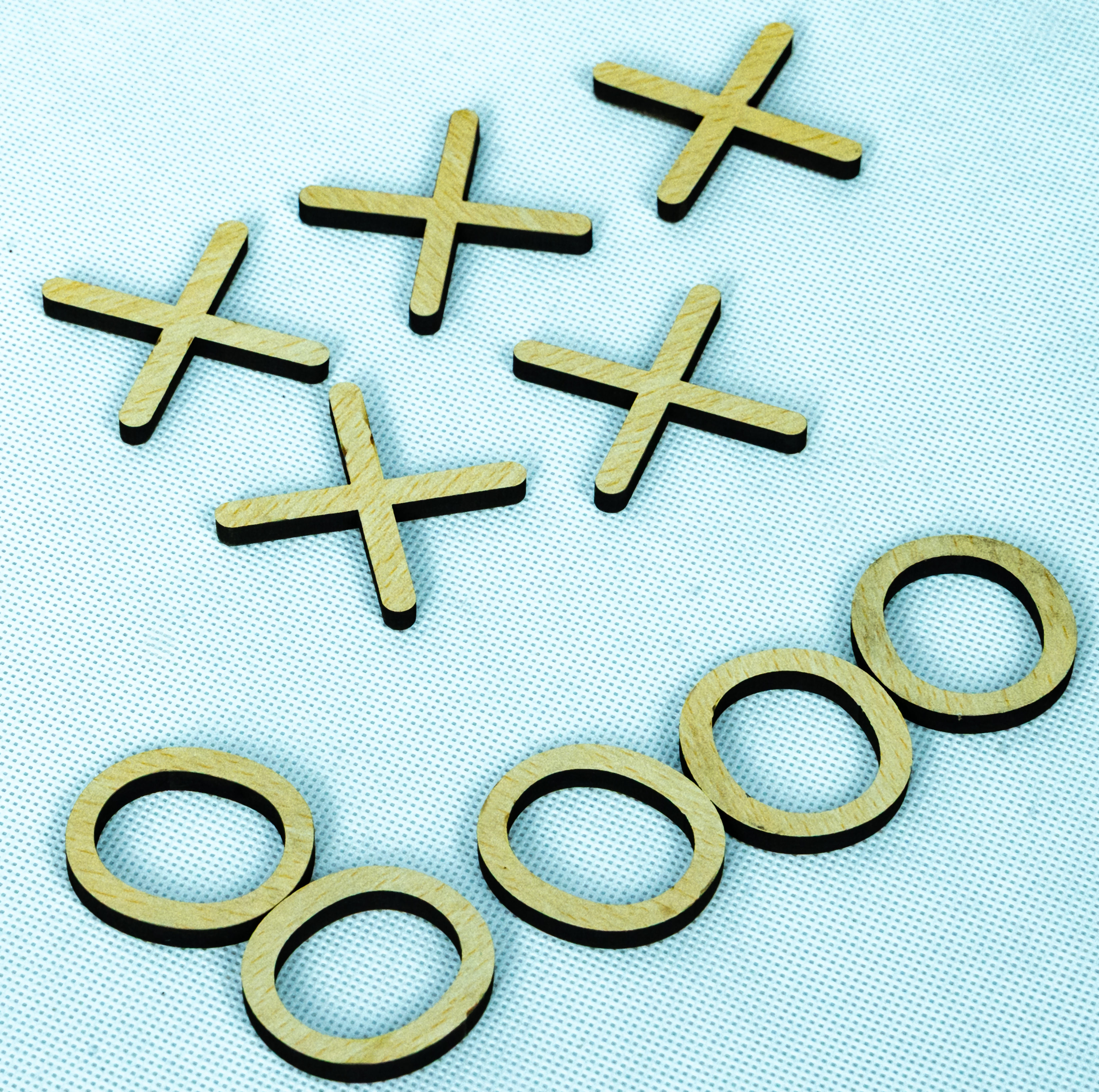 Wooden Tic-Tac-Toe Board game