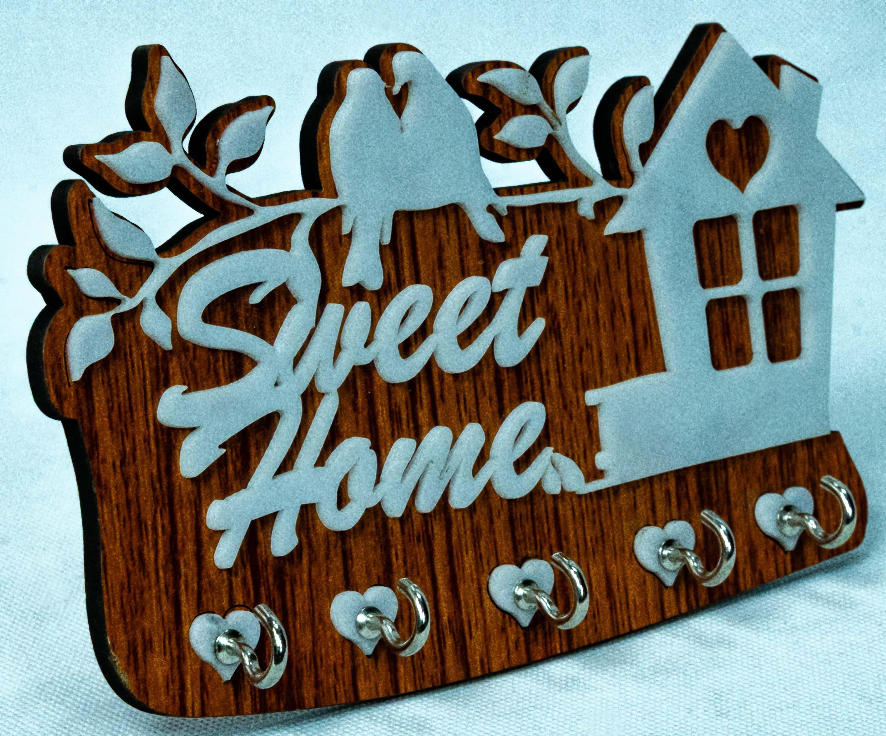 Wooden Wall Key Holder