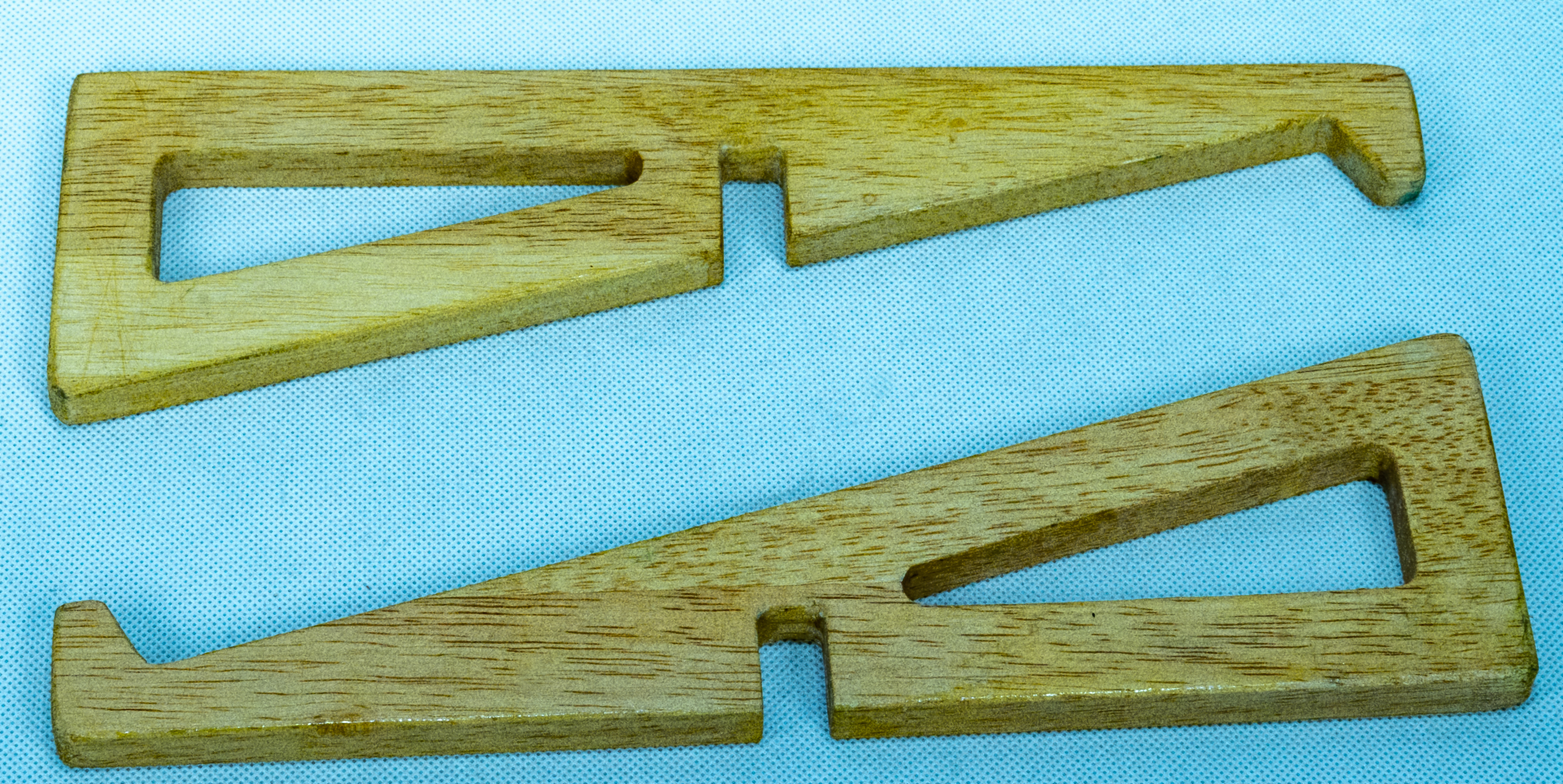 Wooden laptop stand