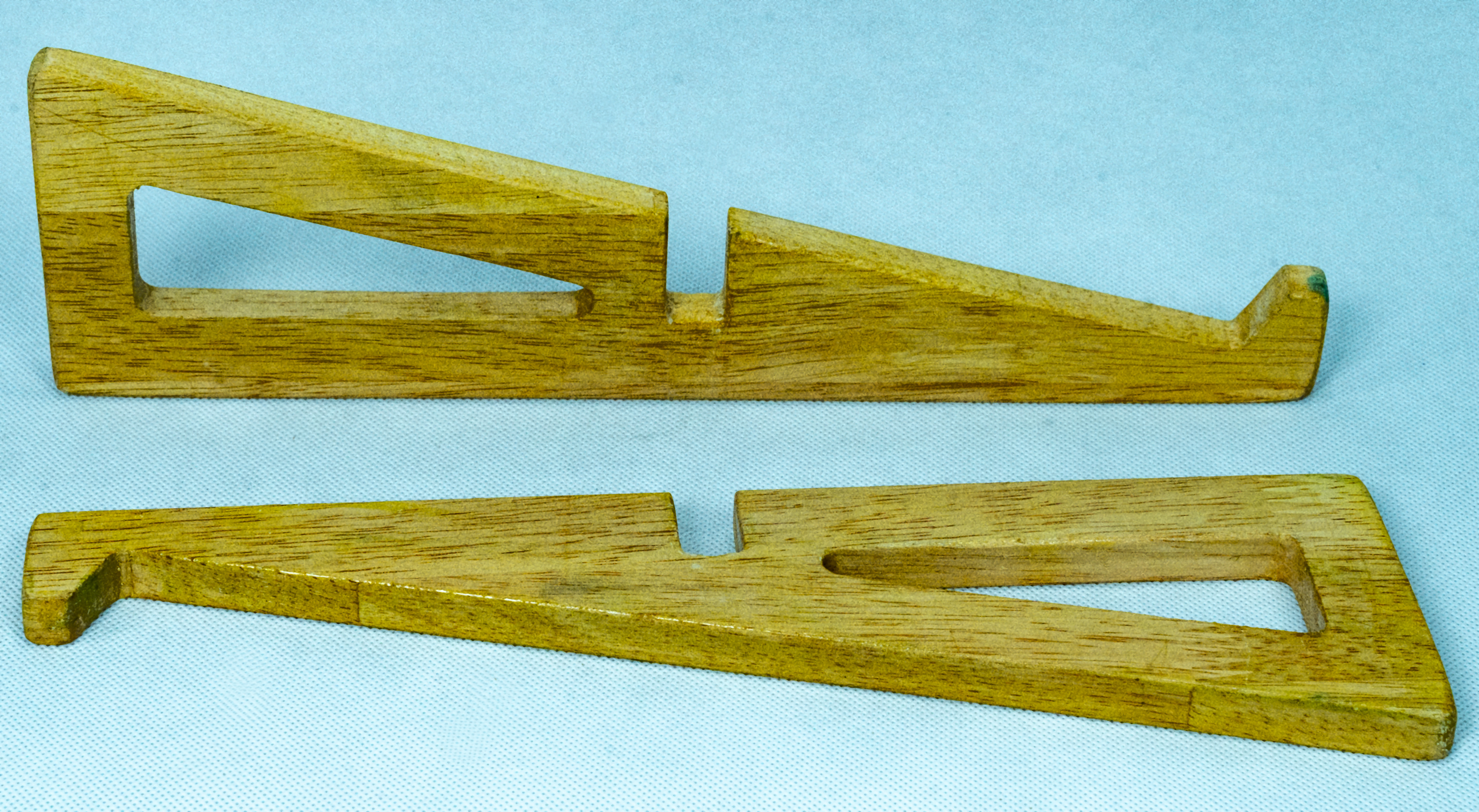 Wooden laptop stand