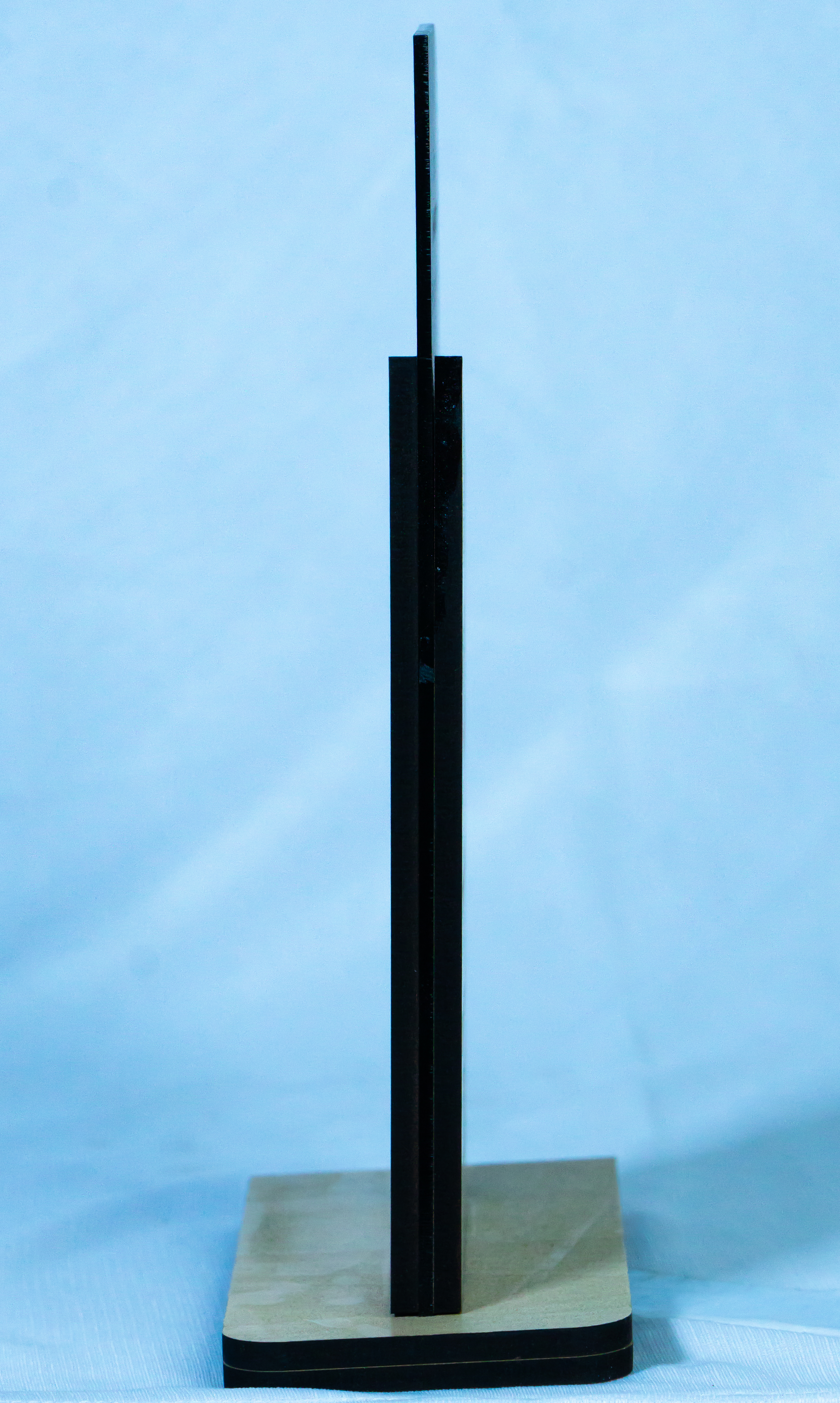 Black acrylic and wood Appreciation Trophy