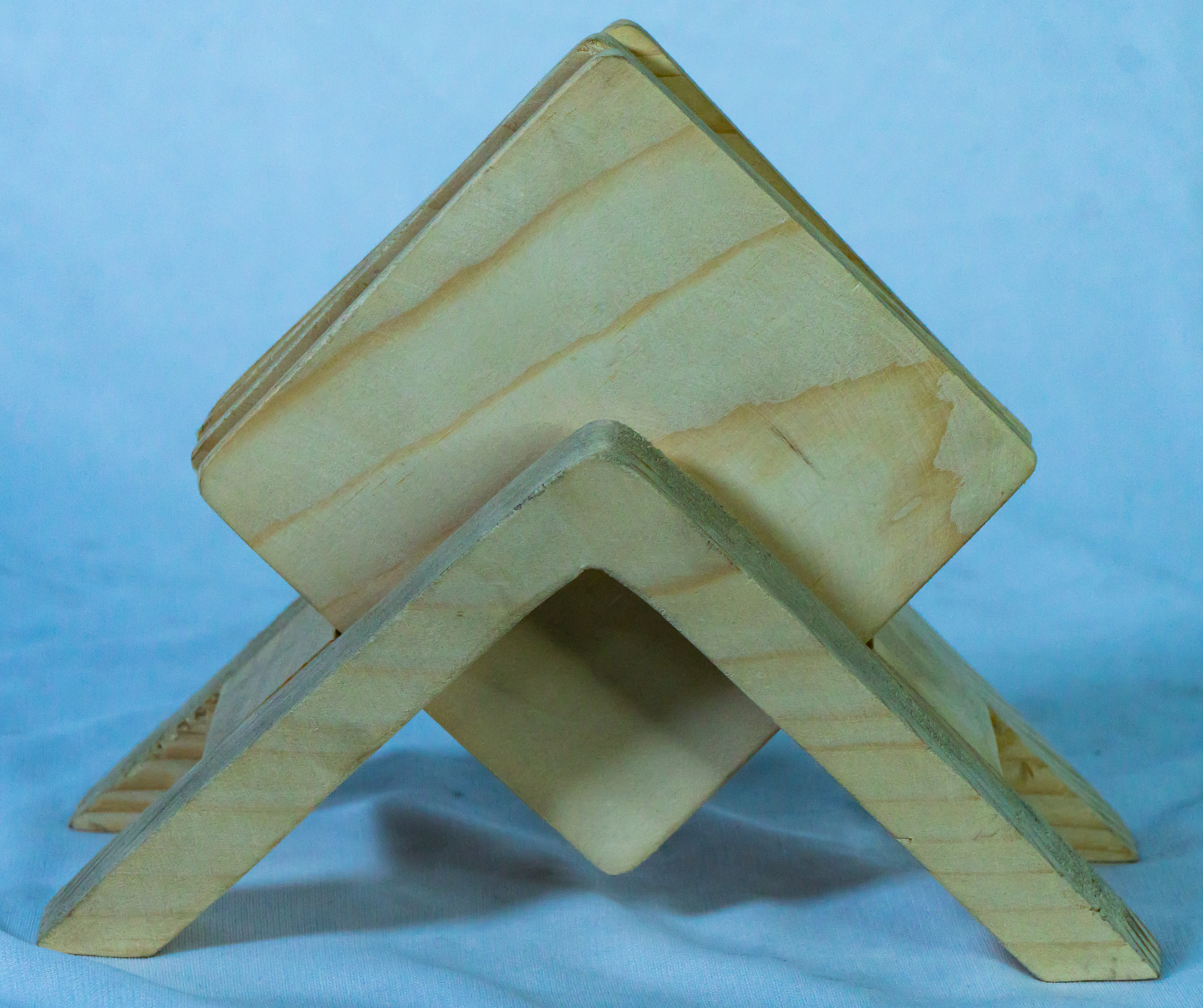Wooden tea cup coaster