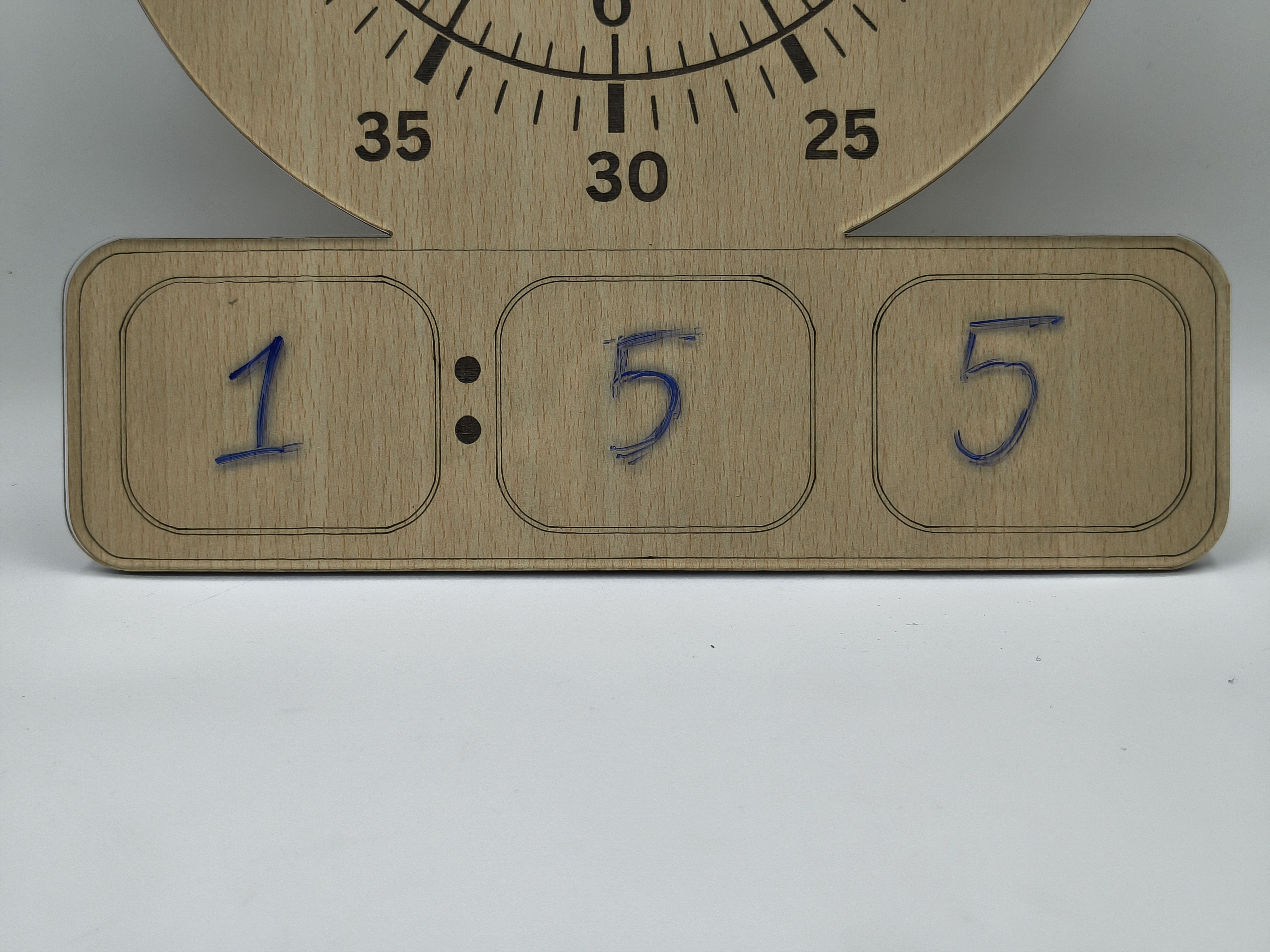 Wooden Time Learning Clock