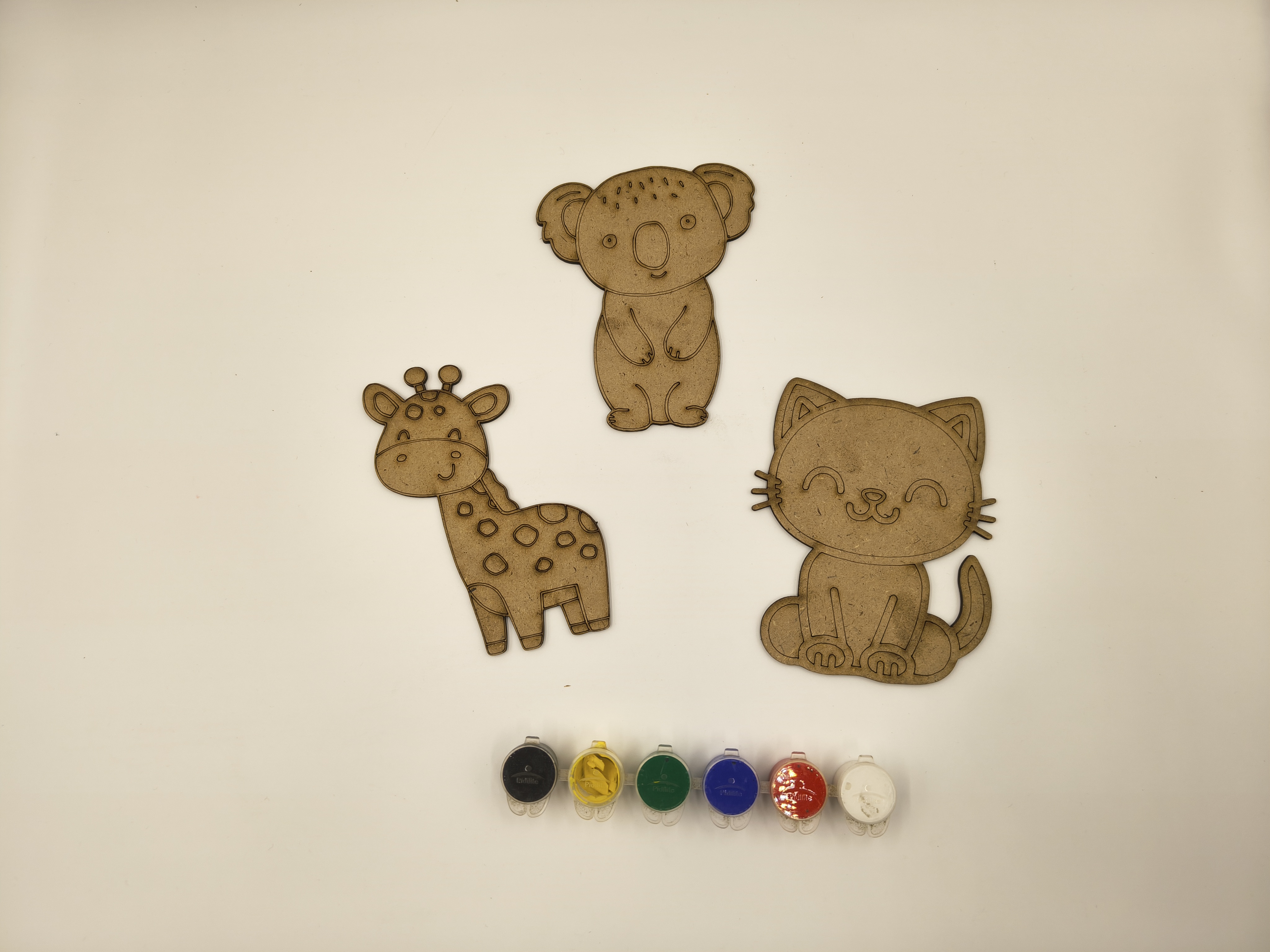 Wooden Animal Painting Kit