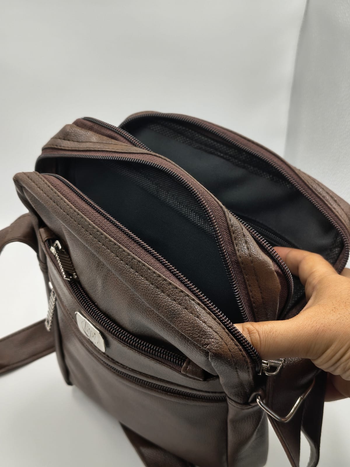 Brown Leather Shoulder Bag