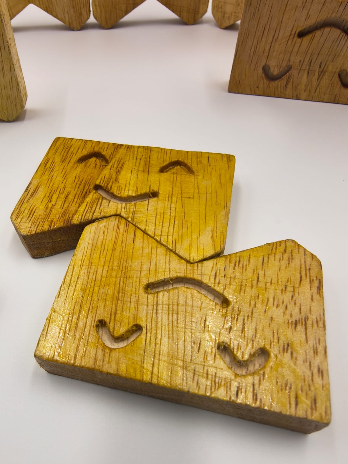 Wooden Smiling Block Set