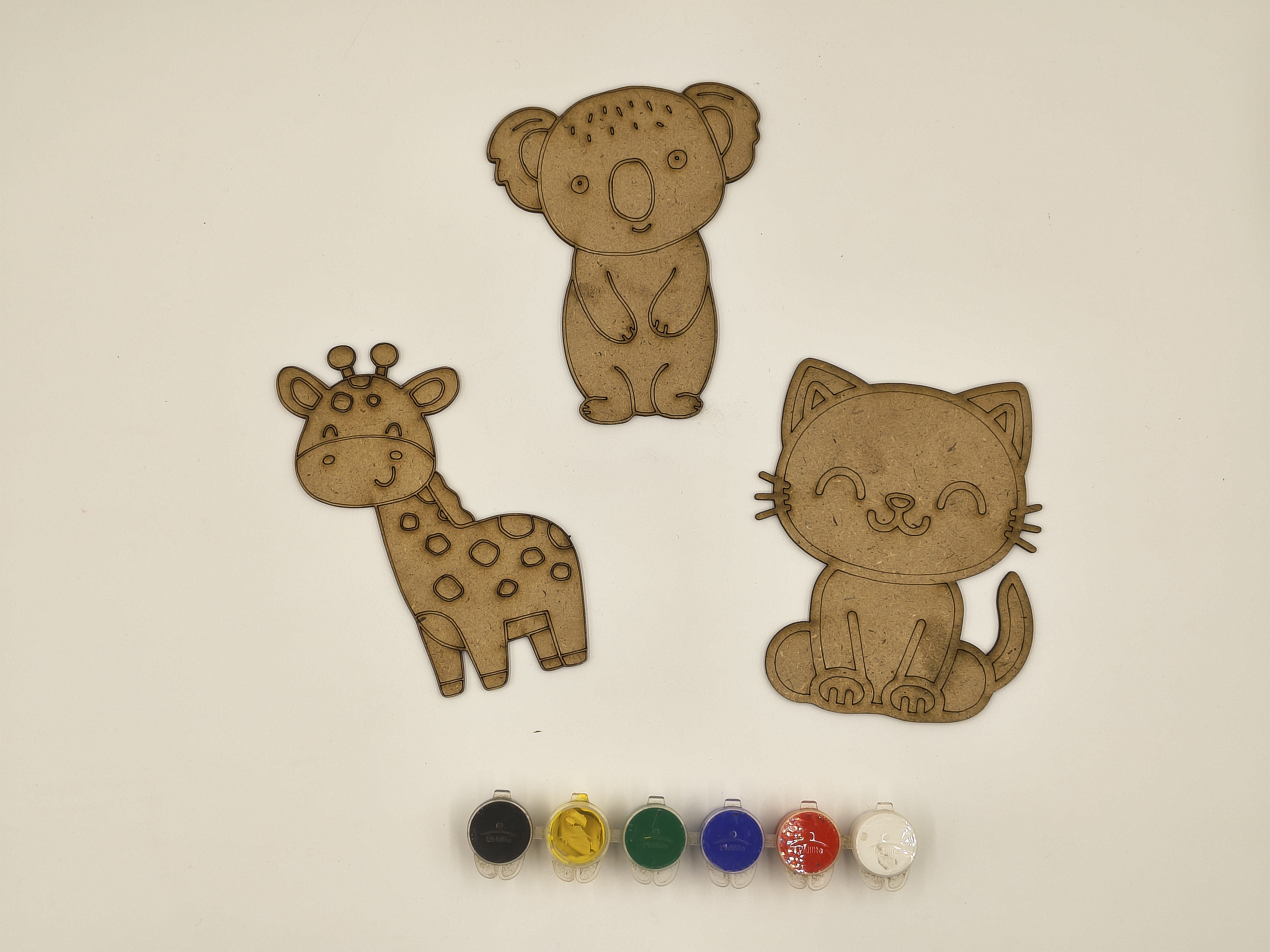 Wooden Animal Painting Kit