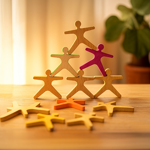 Wooden Stacking Figures