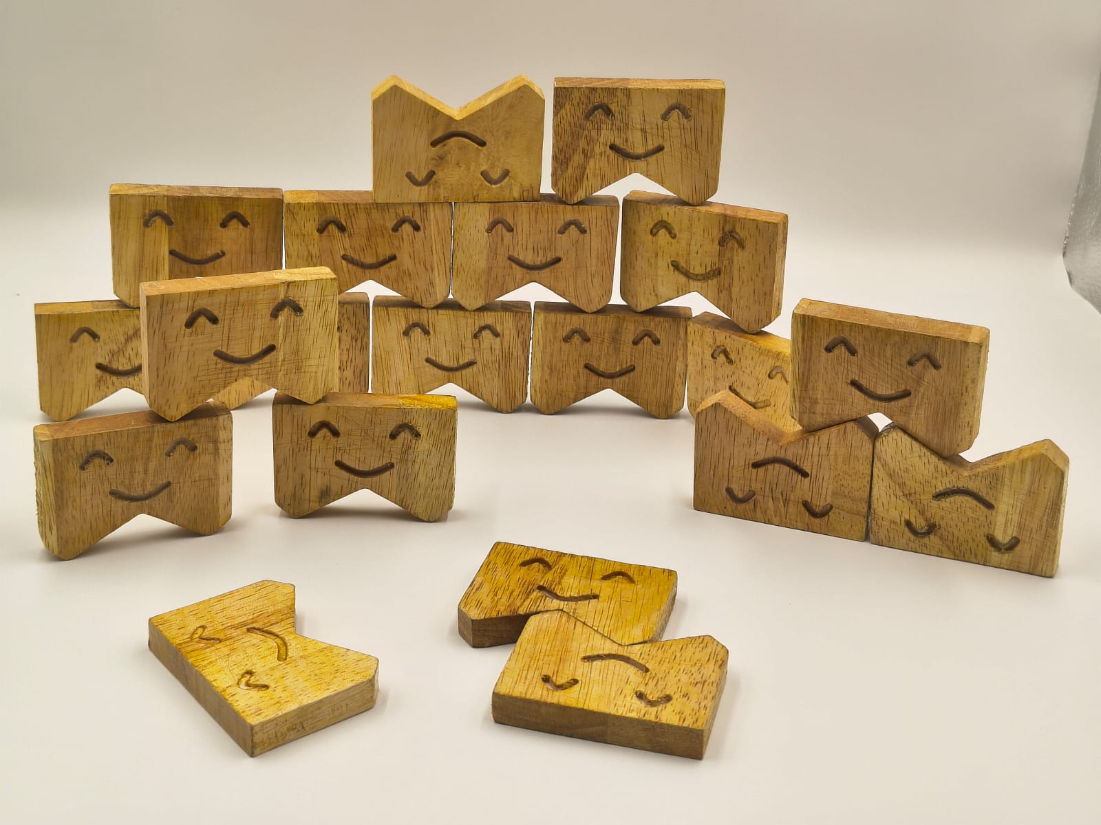 Wooden Smiling Block Set