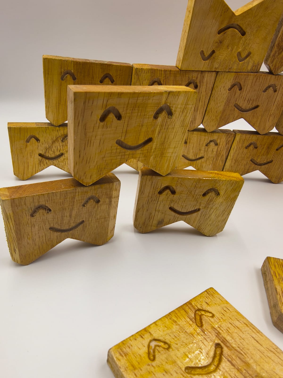 Wooden Smiling Block Set