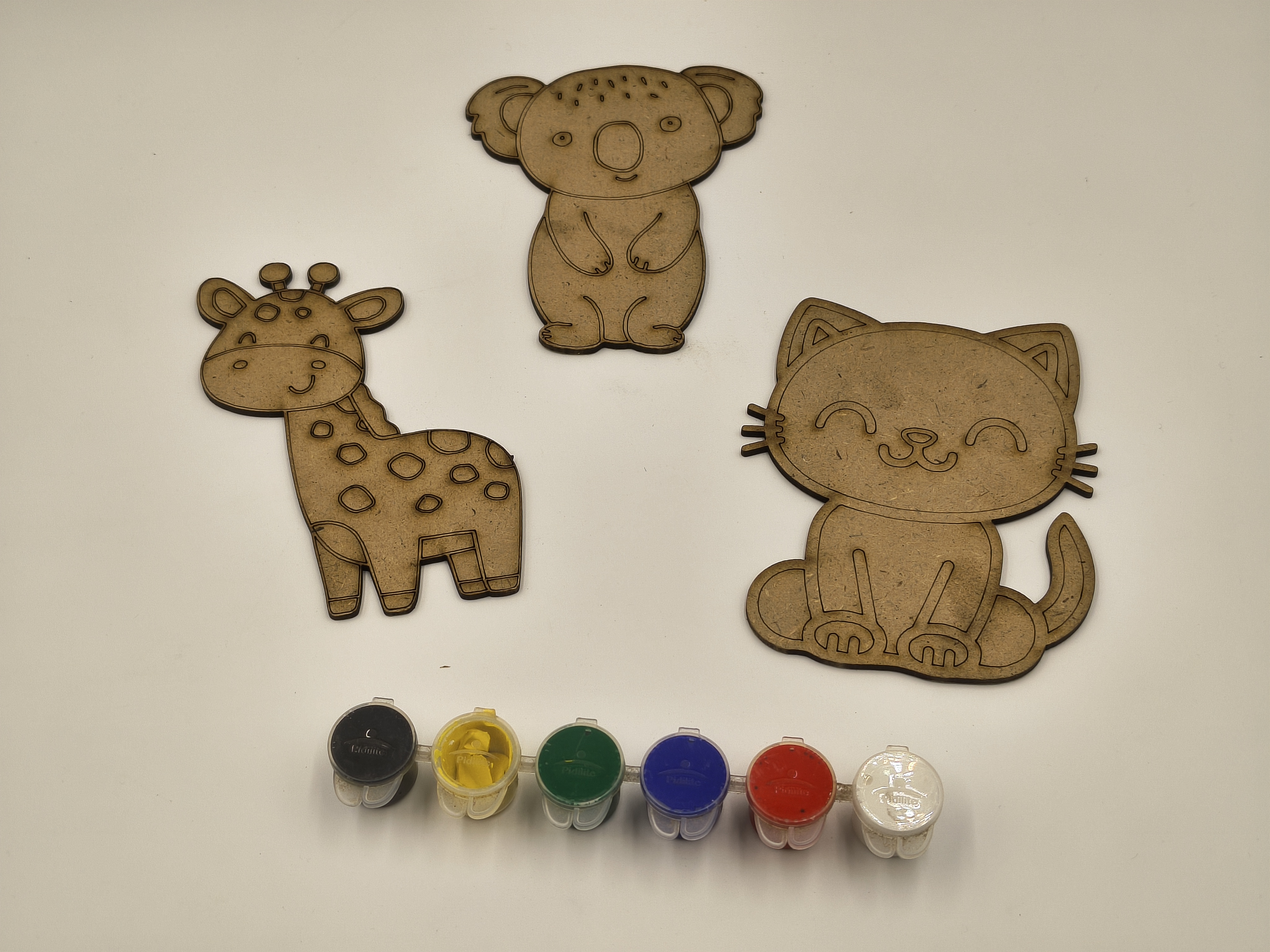Wooden Animal Painting Kit
