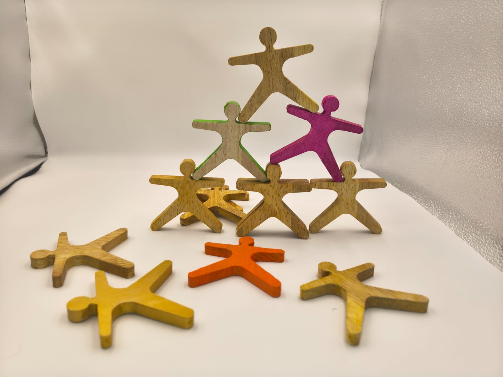 Wooden Stacking Figures