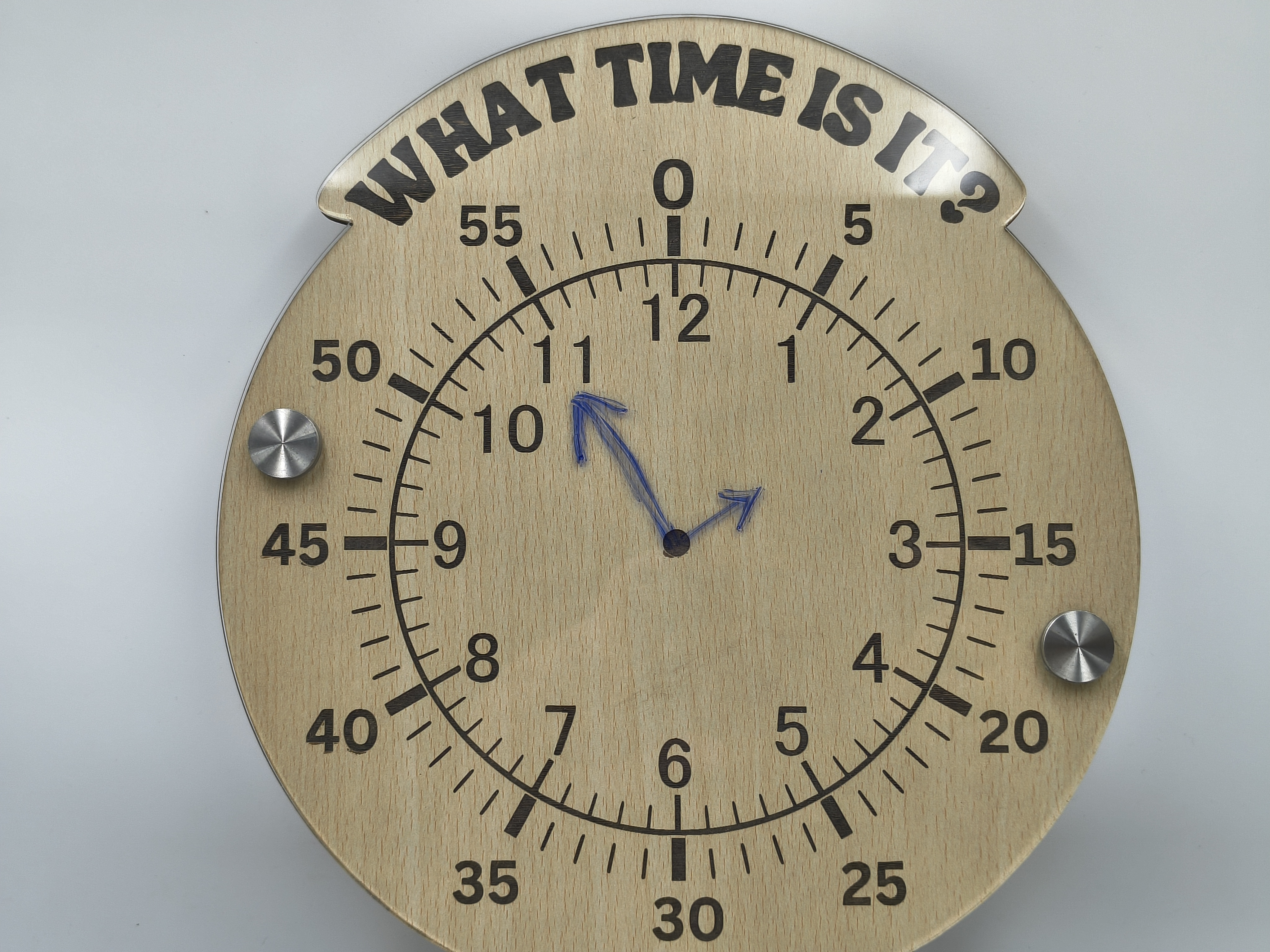Wooden Time Learning Clock