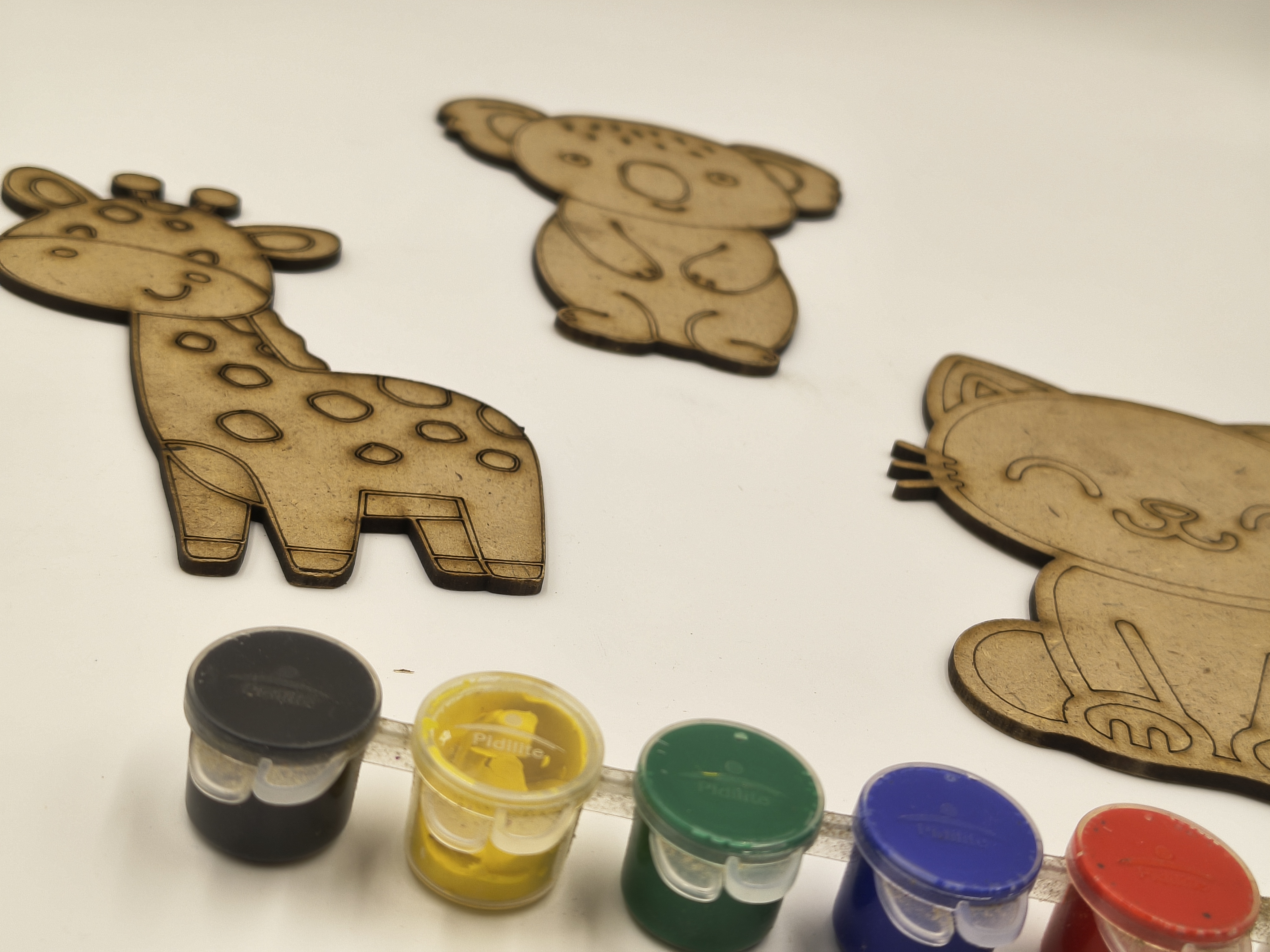 Wooden Animal Painting Kit