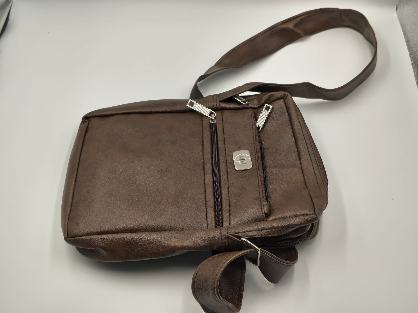 Brown Leather Shoulder Bag
