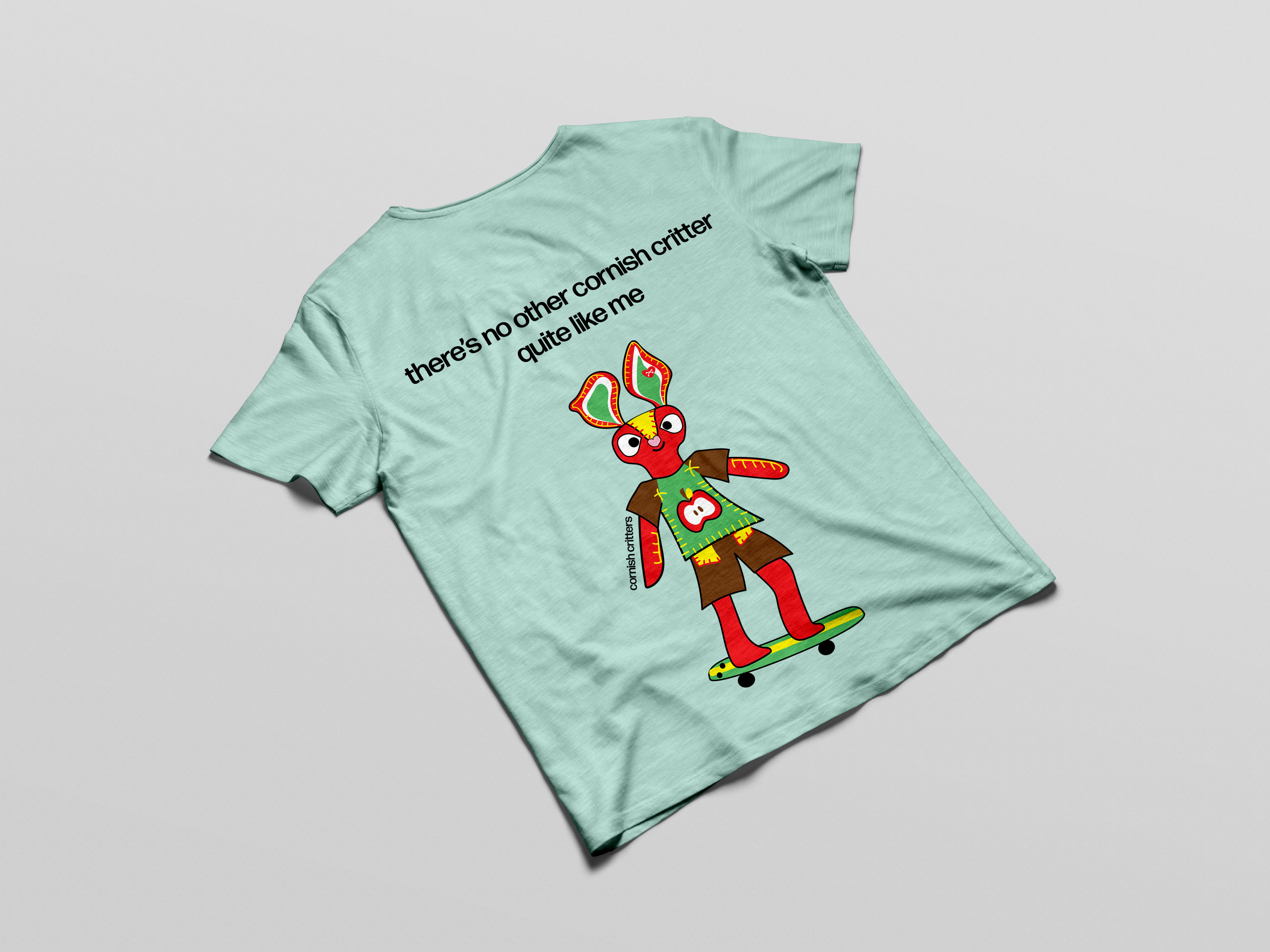 Skateboarding Rabbit children's t-shirt
