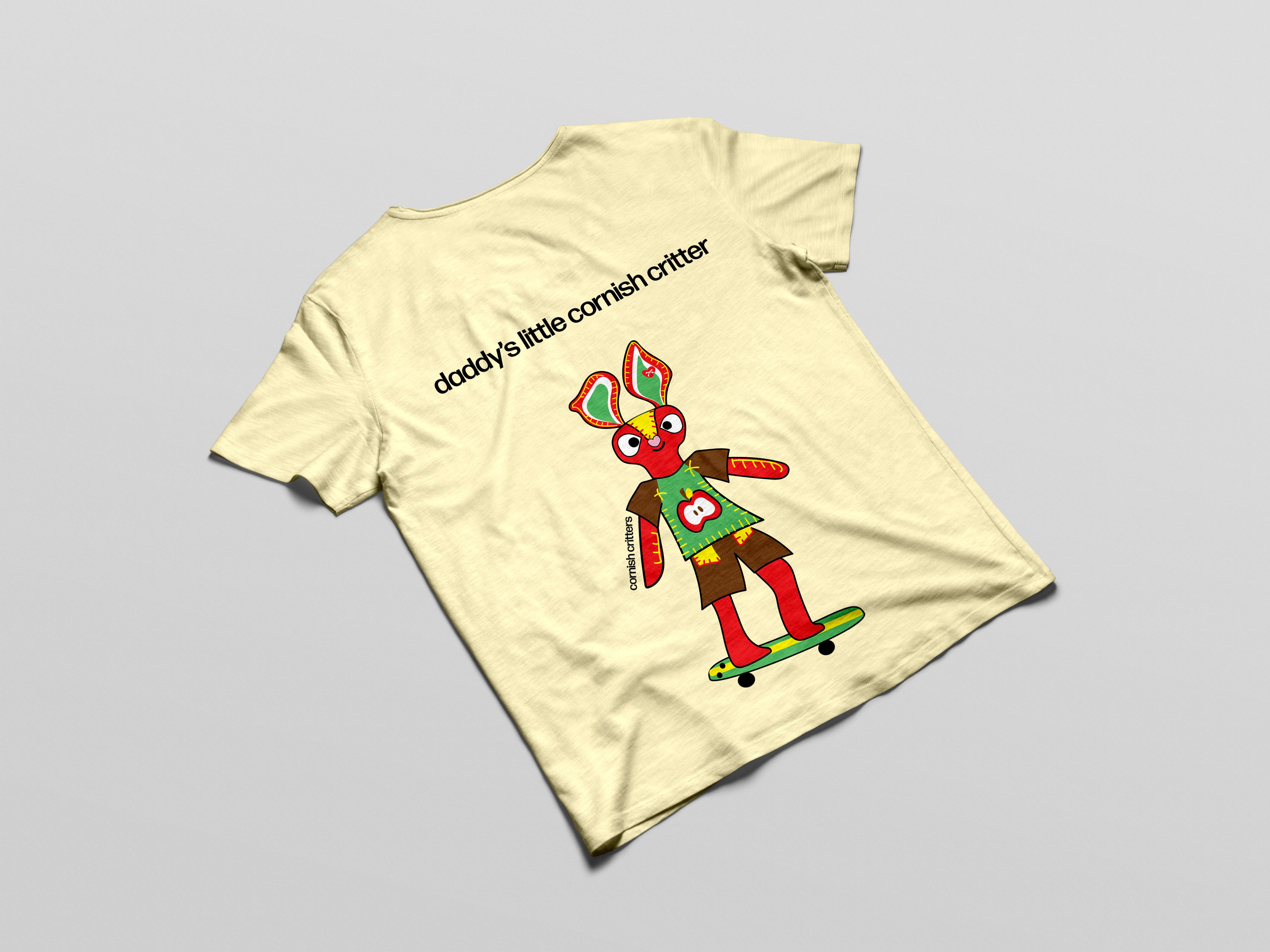 Skateboarding Rabbit children's t-shirt