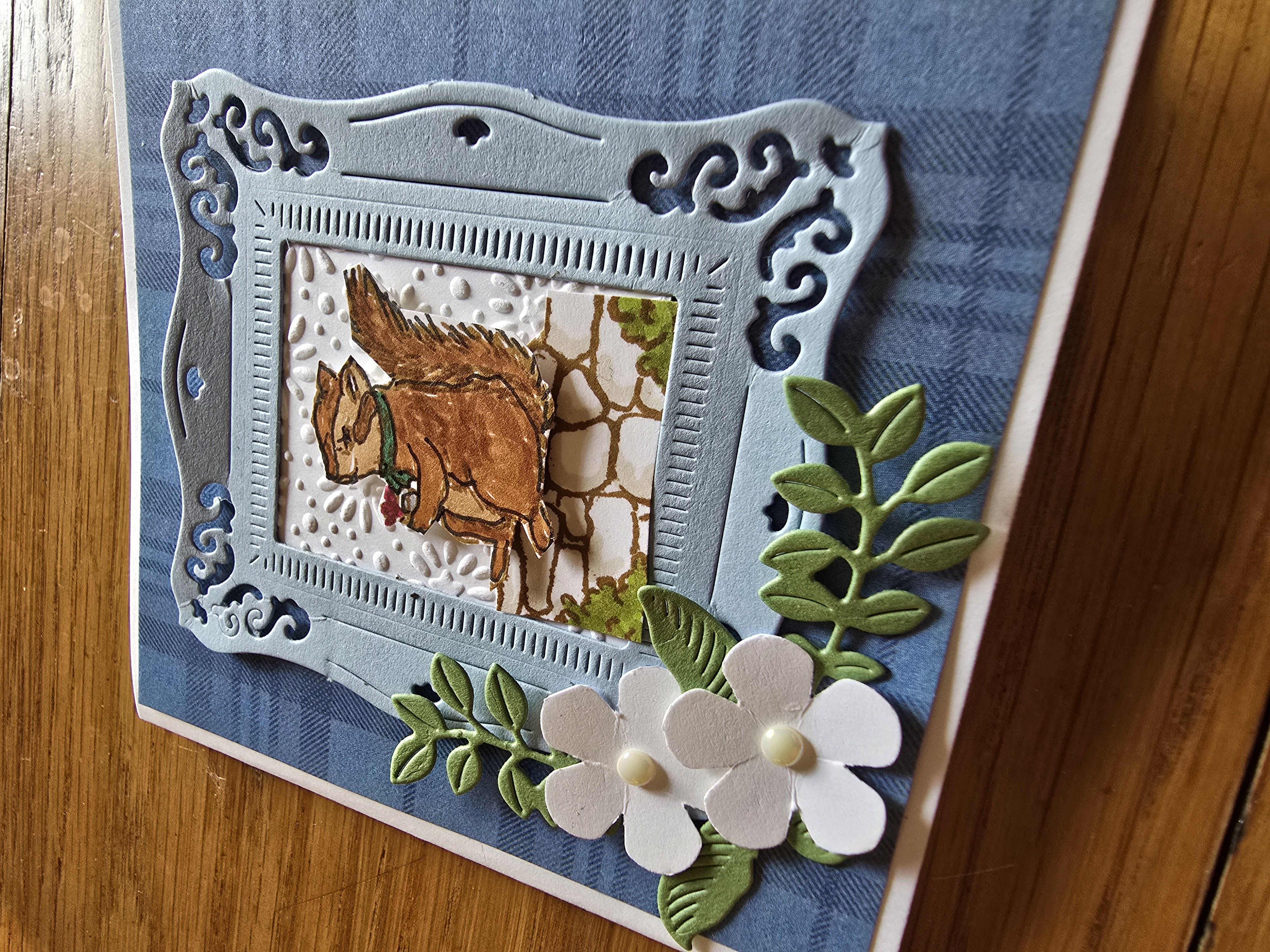 Pack of 4 hand made greetings cards and envelopes
