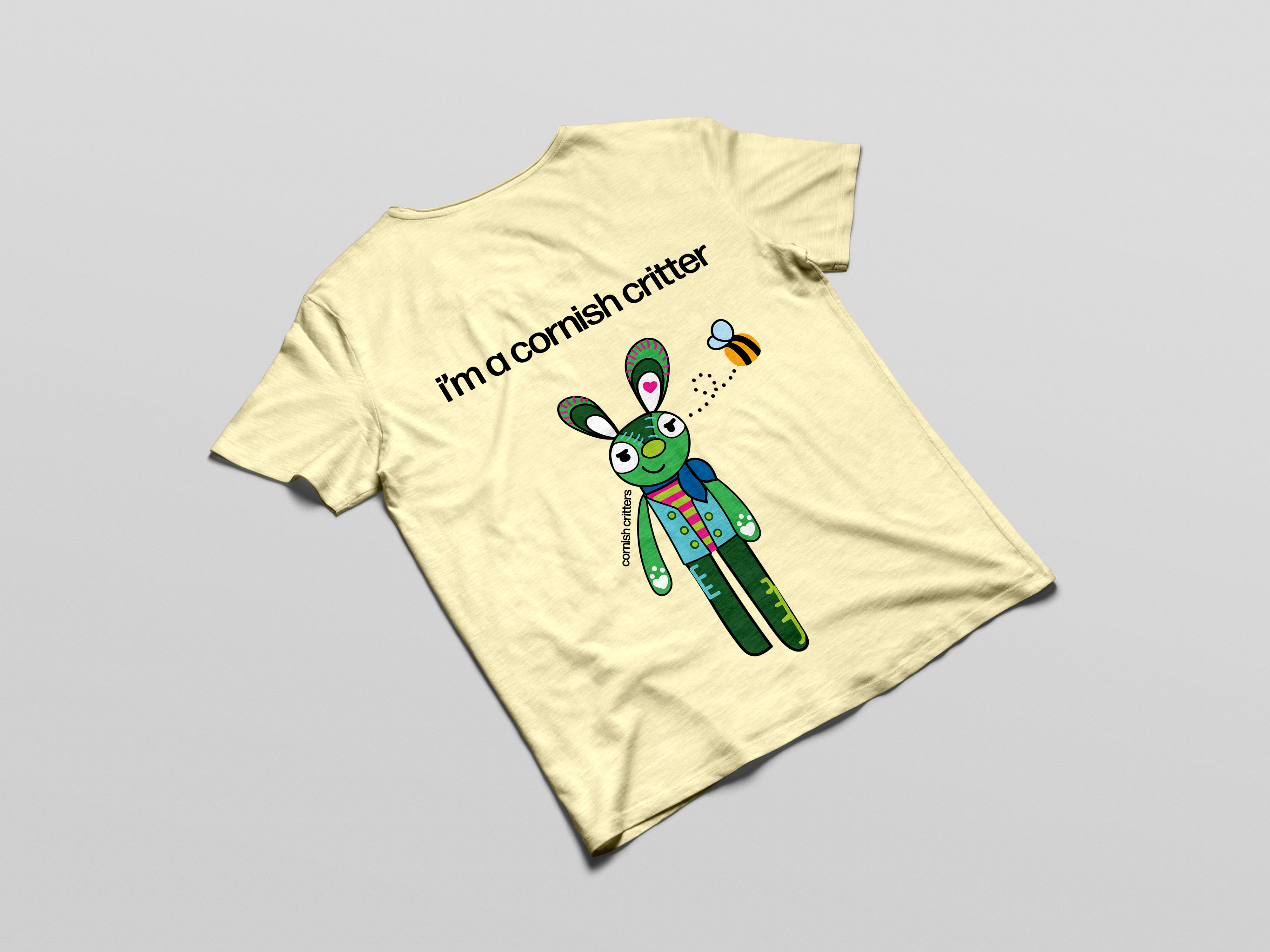 Hare T Shirt in Butter Yellow