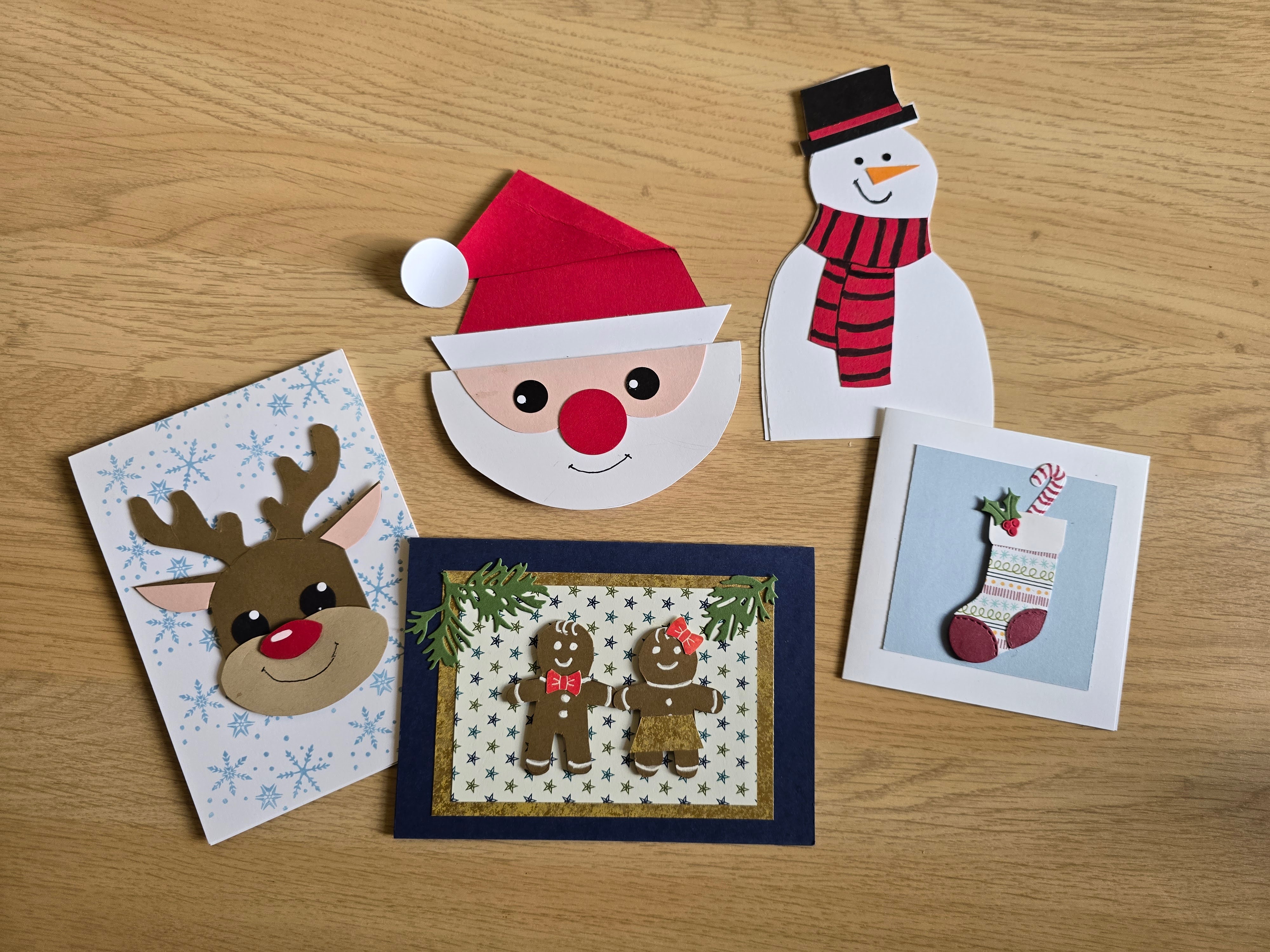 Make your own Christmas cards pack