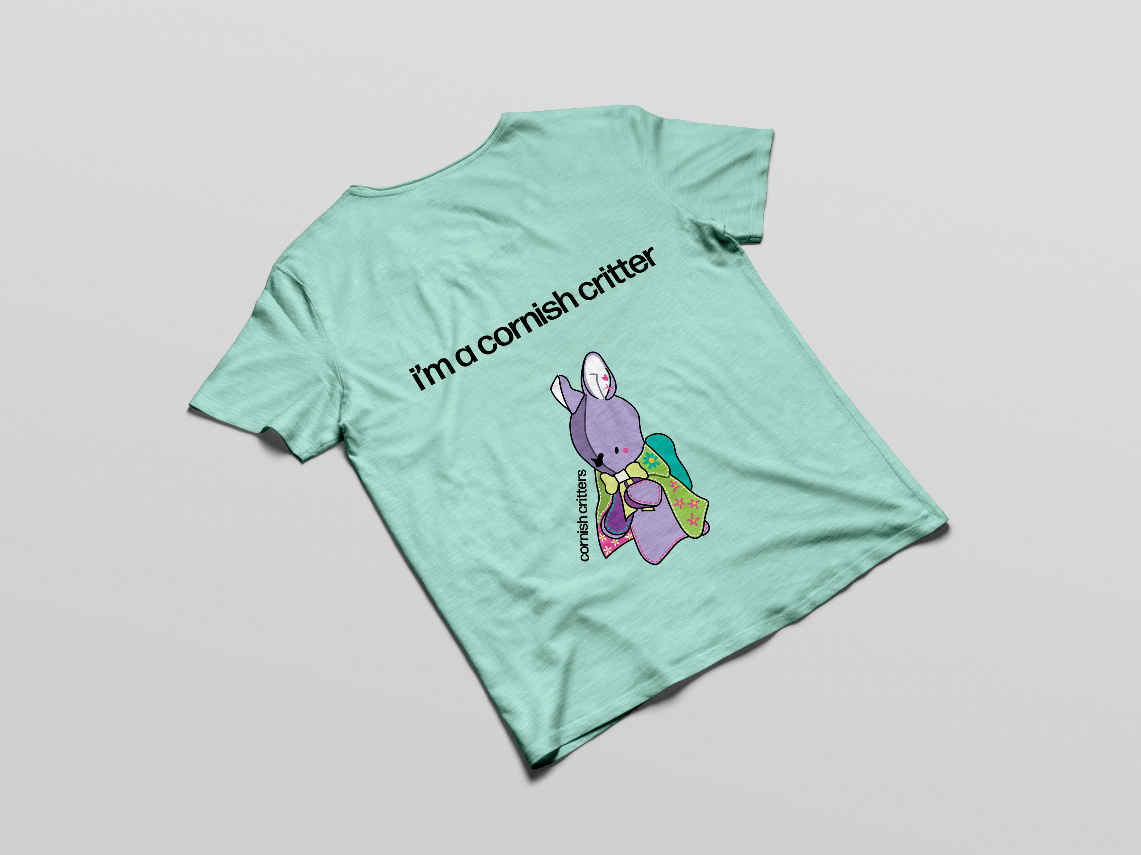 Squirrel T Shirt in Carribean Blue