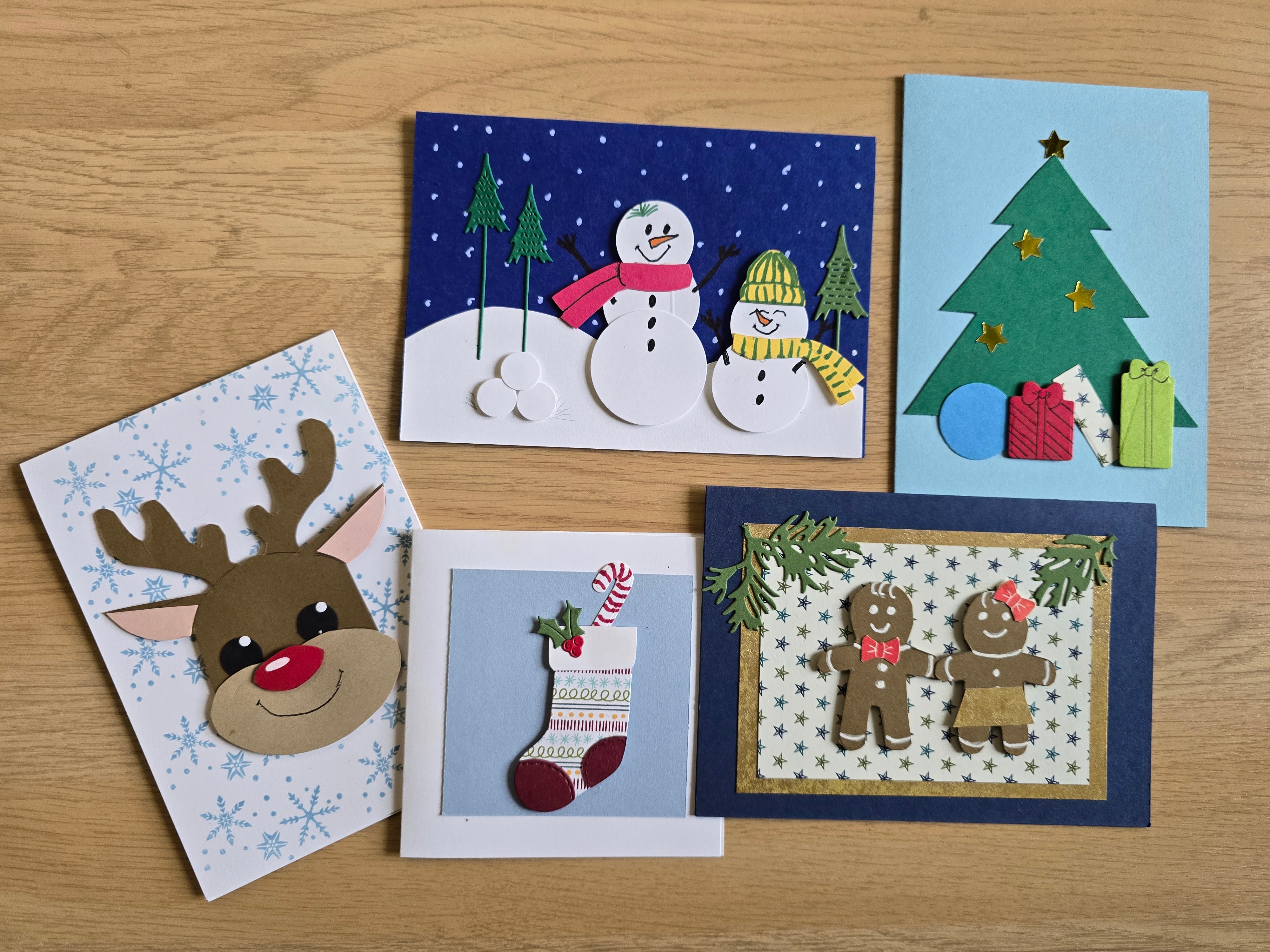Make your own Christmas cards pack