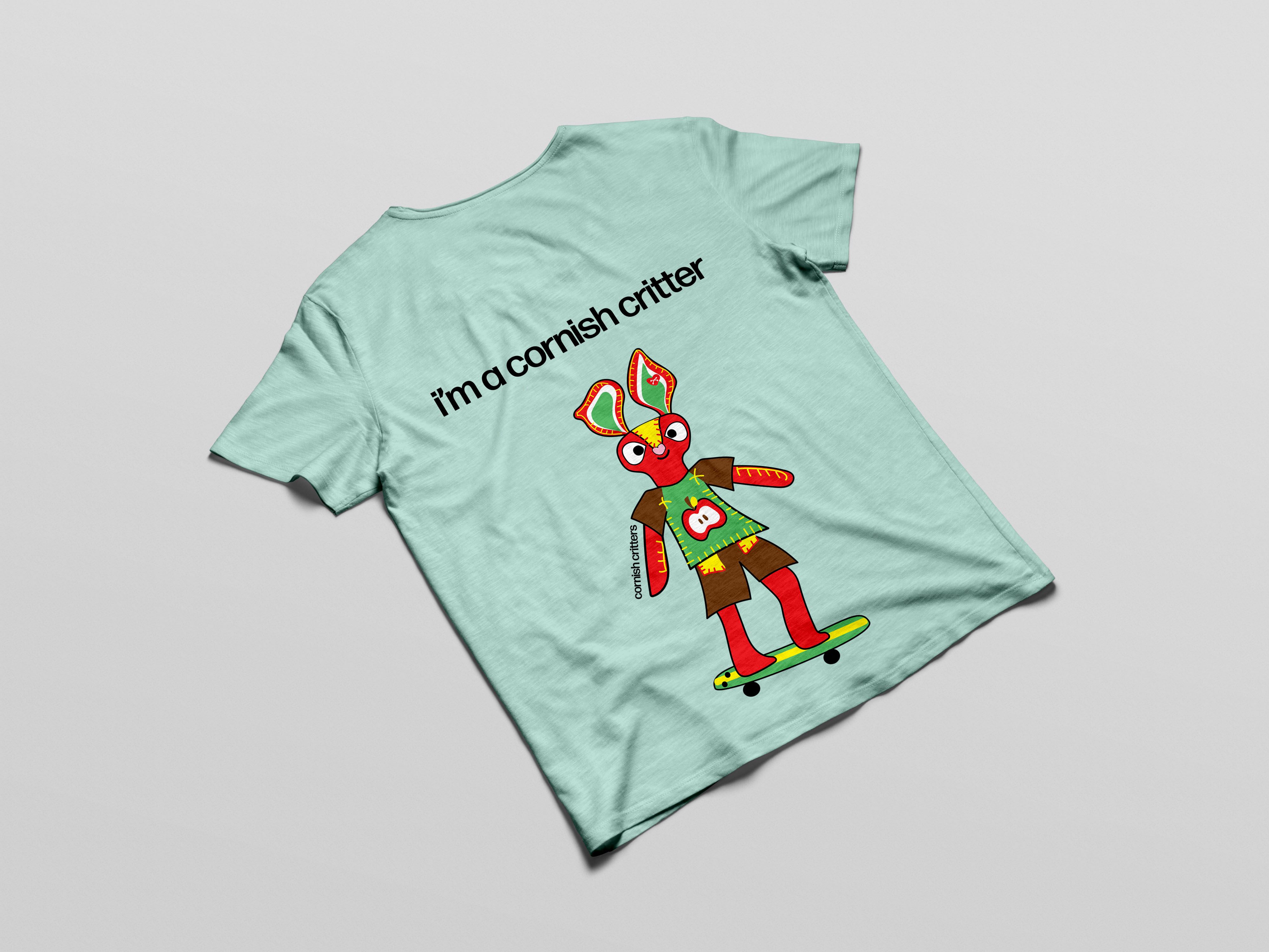 Rabbit T Shirt in Caribbean Blue