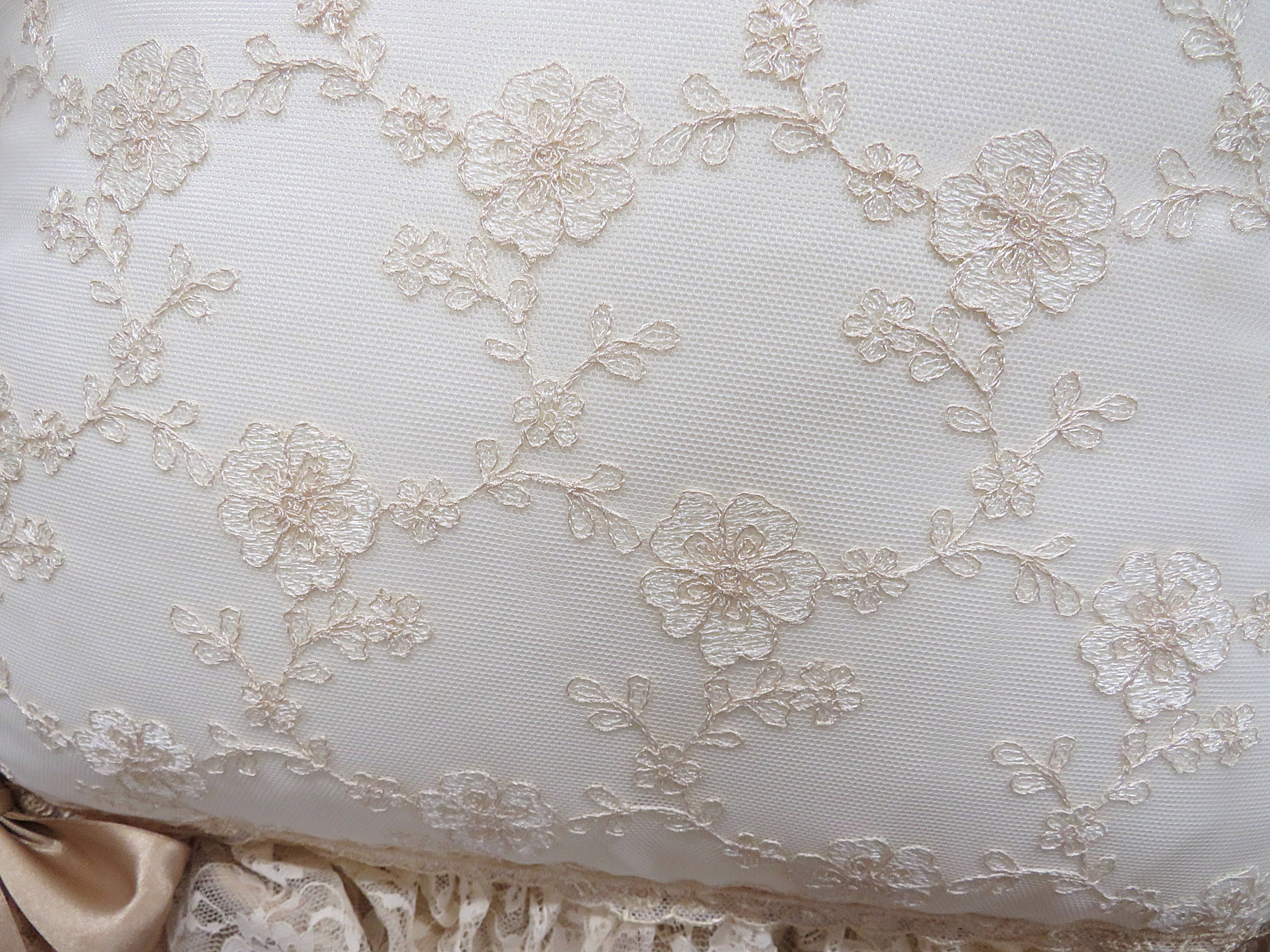 Cuscino con voile 