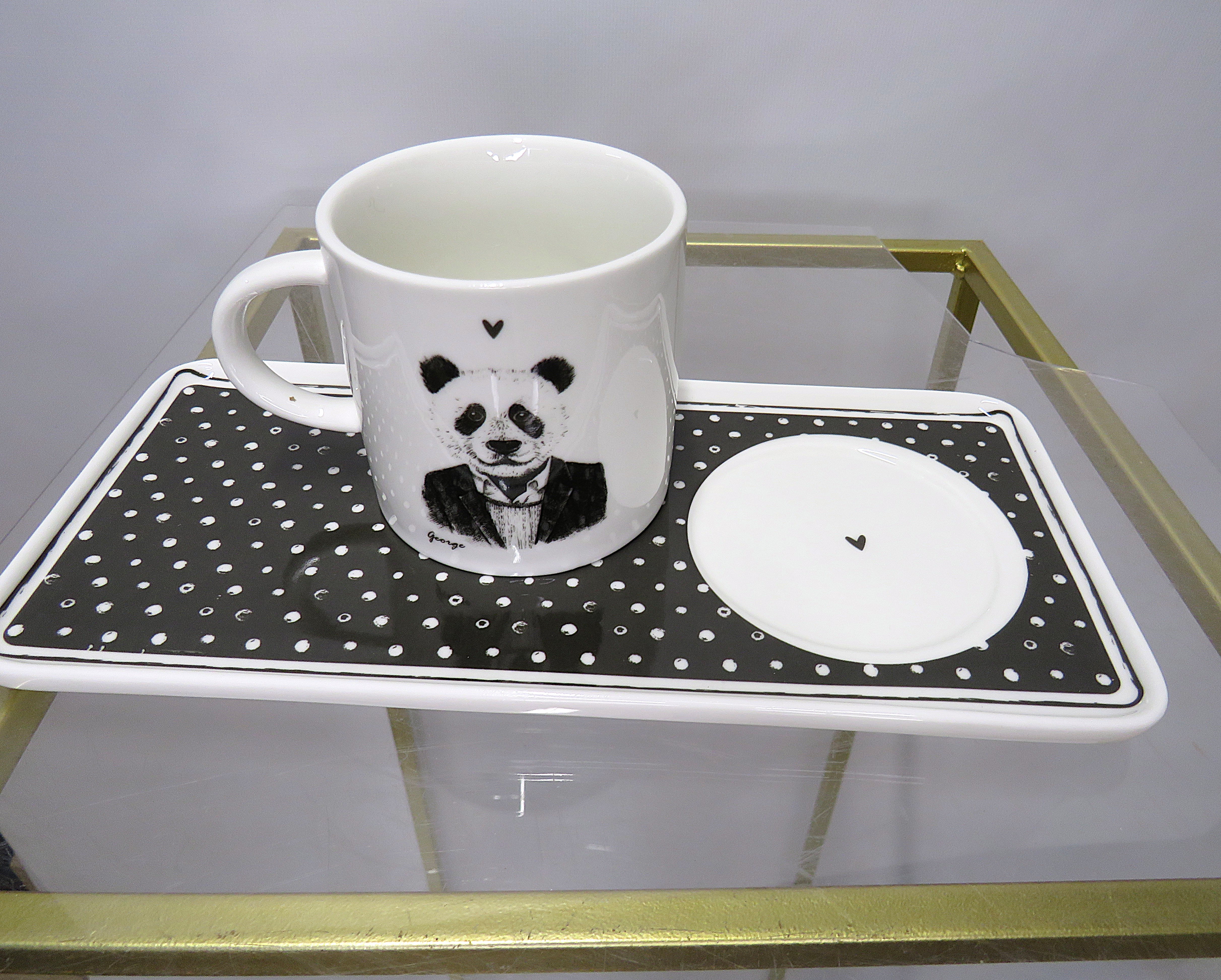 Tazza con vassoietto 