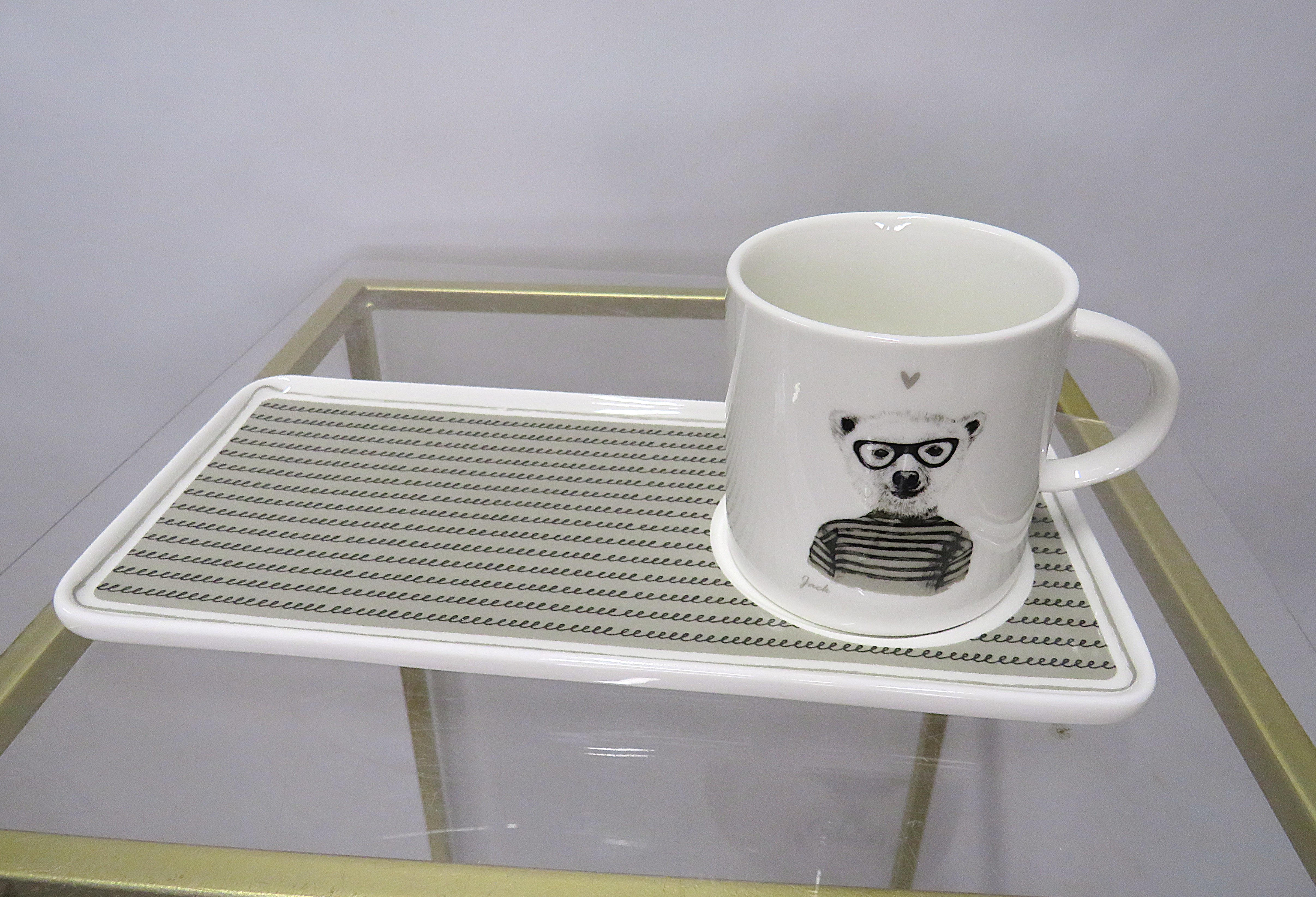 Tazza con vassoietto 