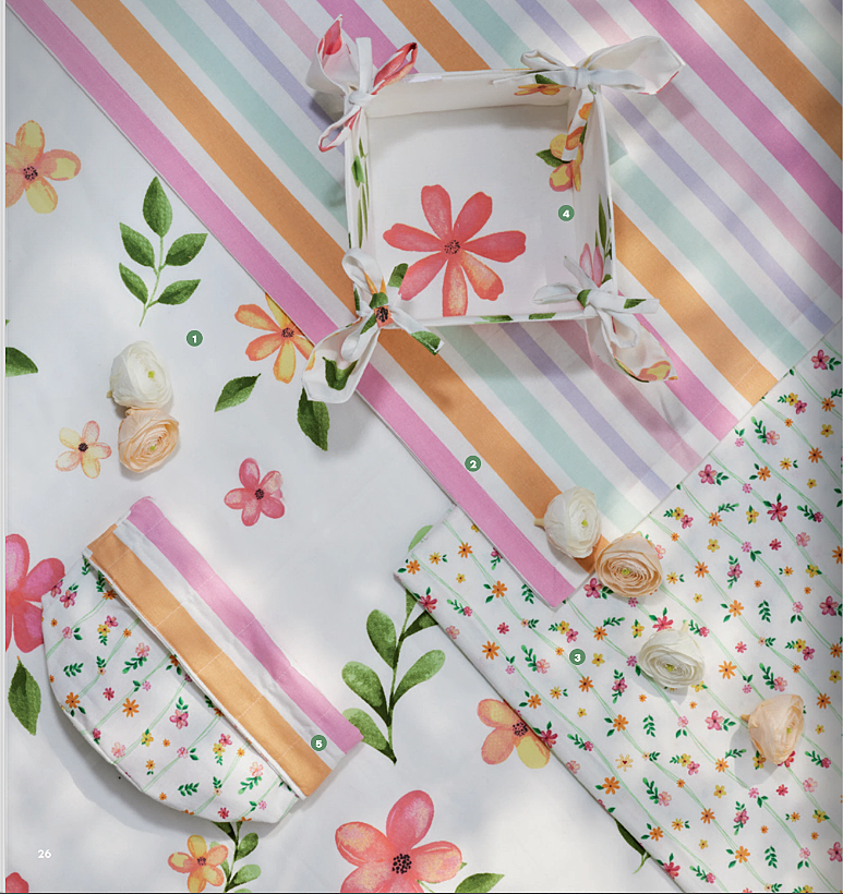 Tovaglia fiori più piccoli (riferimento immagine N.3) 