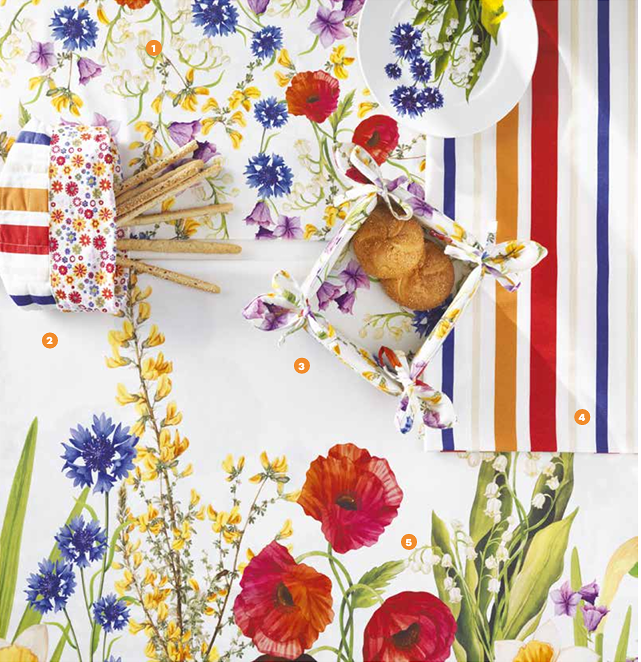 Tovaglia fiori giganti (riferimento immagine N.5)