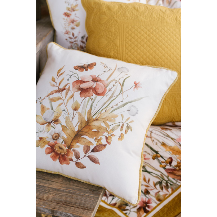 Cuscino giallo ocra 