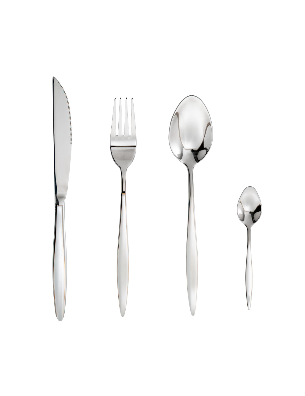 Set posate stretch 24 pezzi inox 18/0