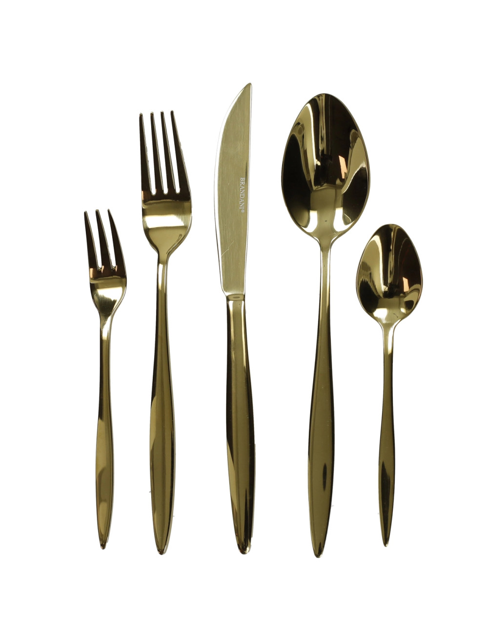 Set posate stretch gold 20 pz inox 