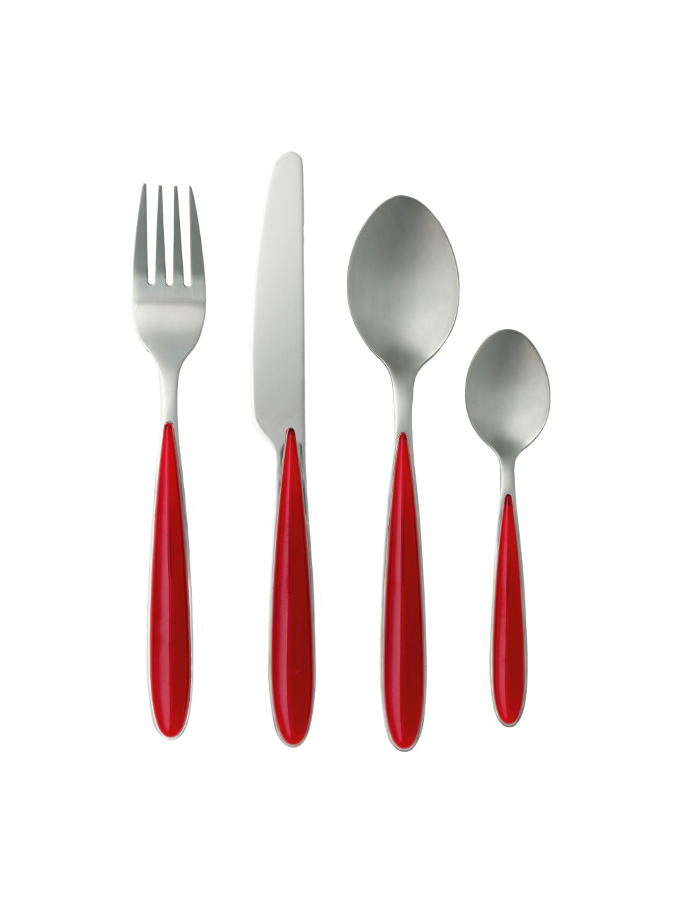 Set posate vermiglio 16 pz inox 