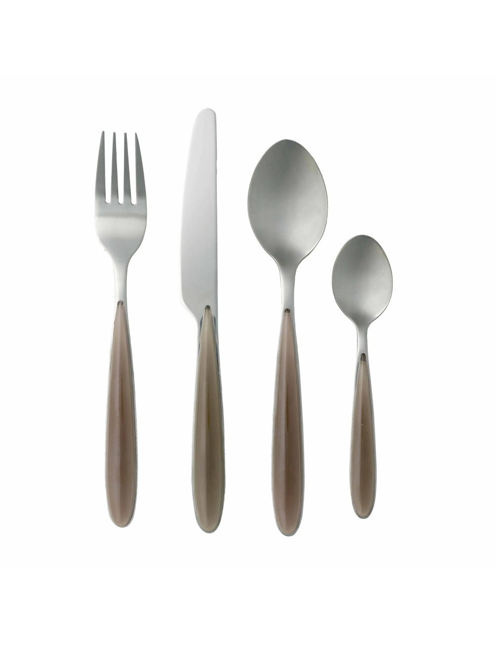 Set posate tortora 16pz inox
