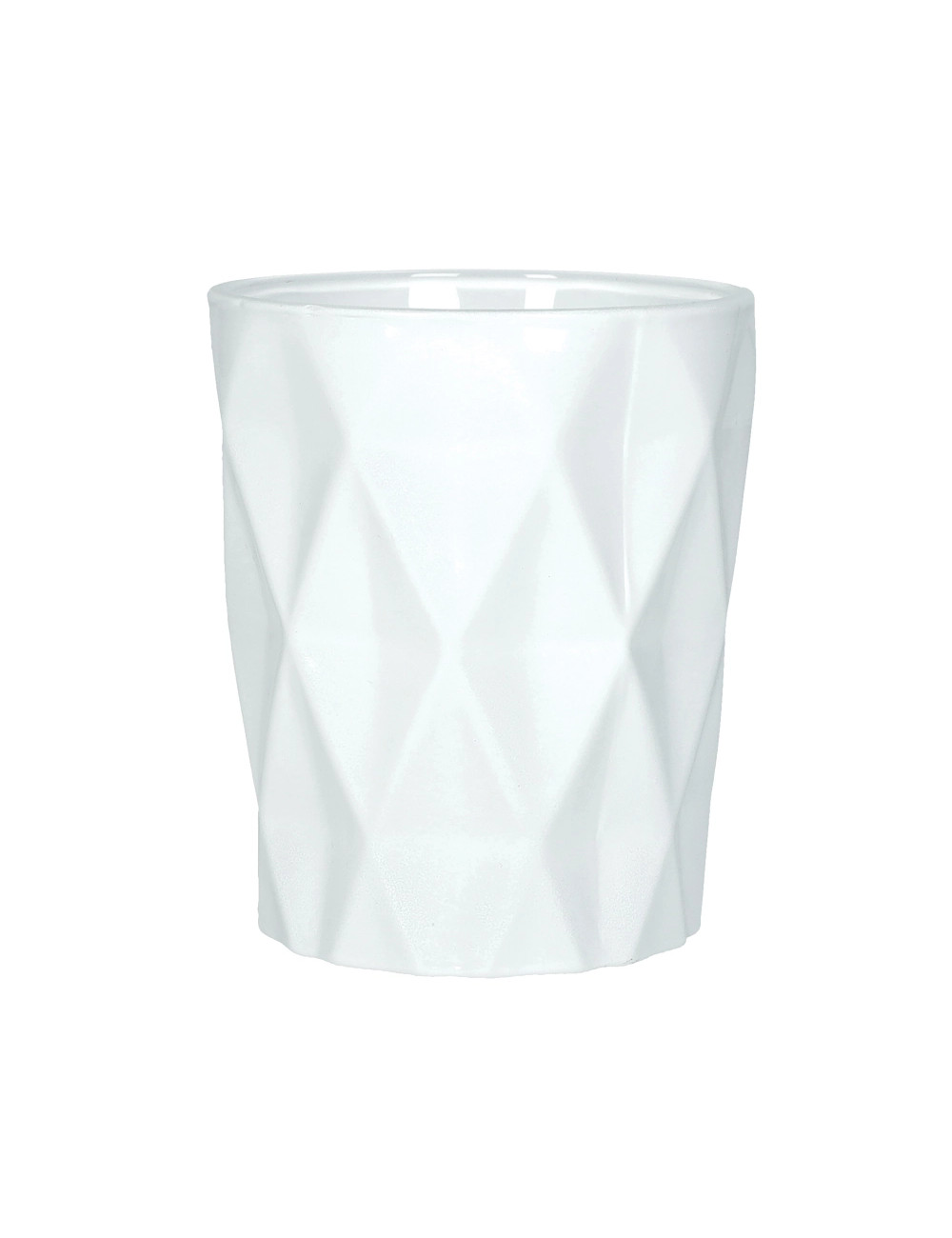 Bicchiere "Diamante" bianco set 6pz vetro 