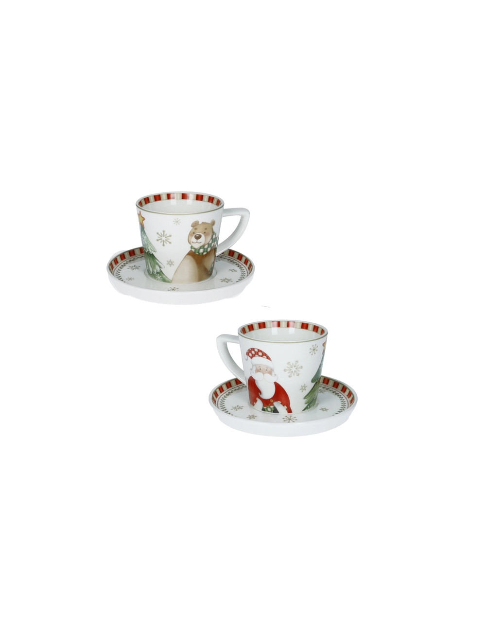Set 2 tazzine caffè Racconti in ceramica 