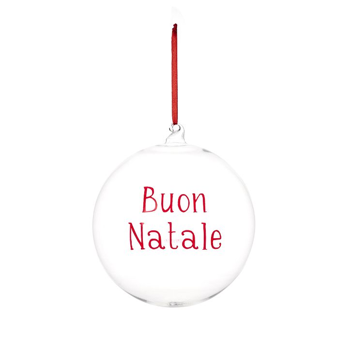 Pallina vetro "Buon natale 20cm 