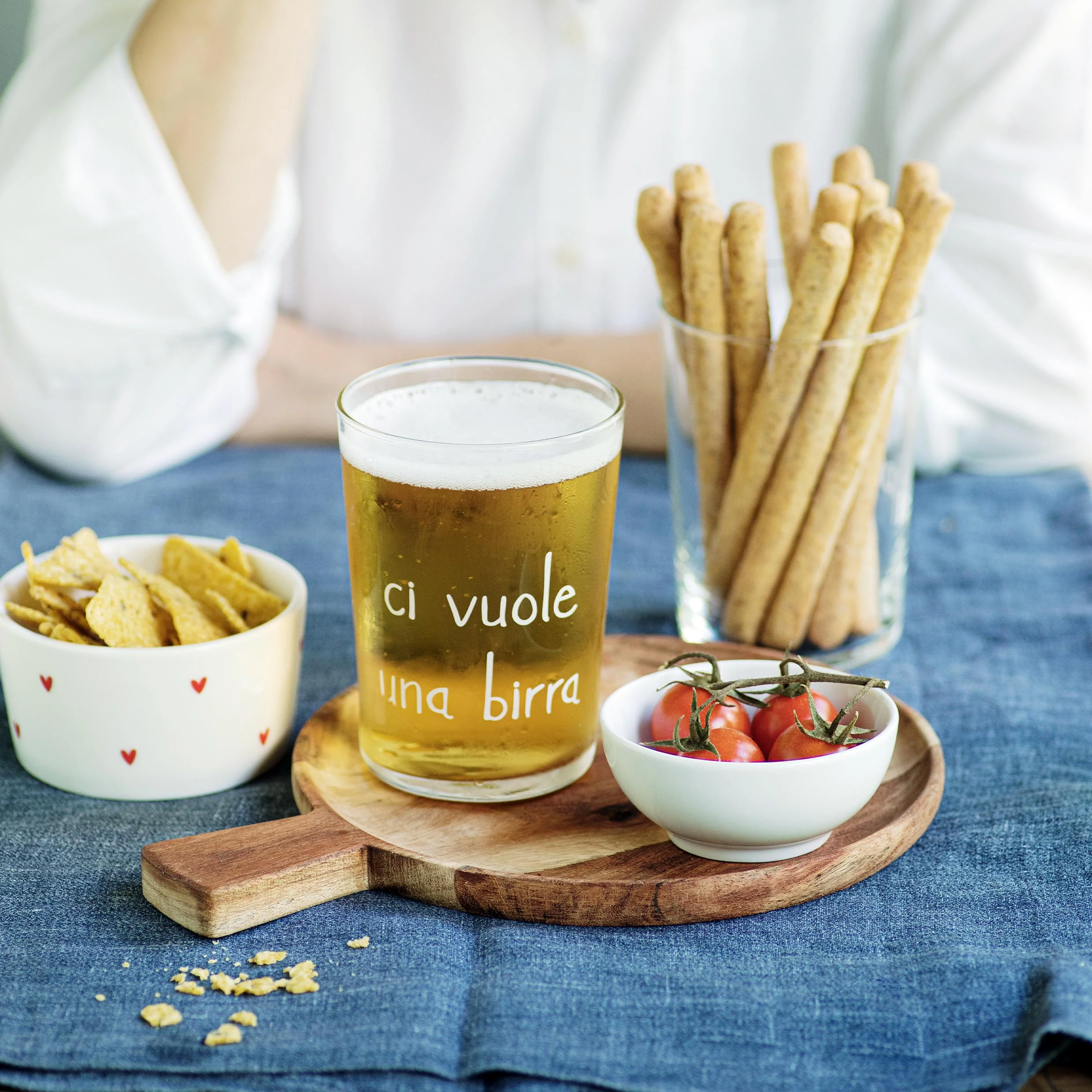 Bicchiere birra vetro 